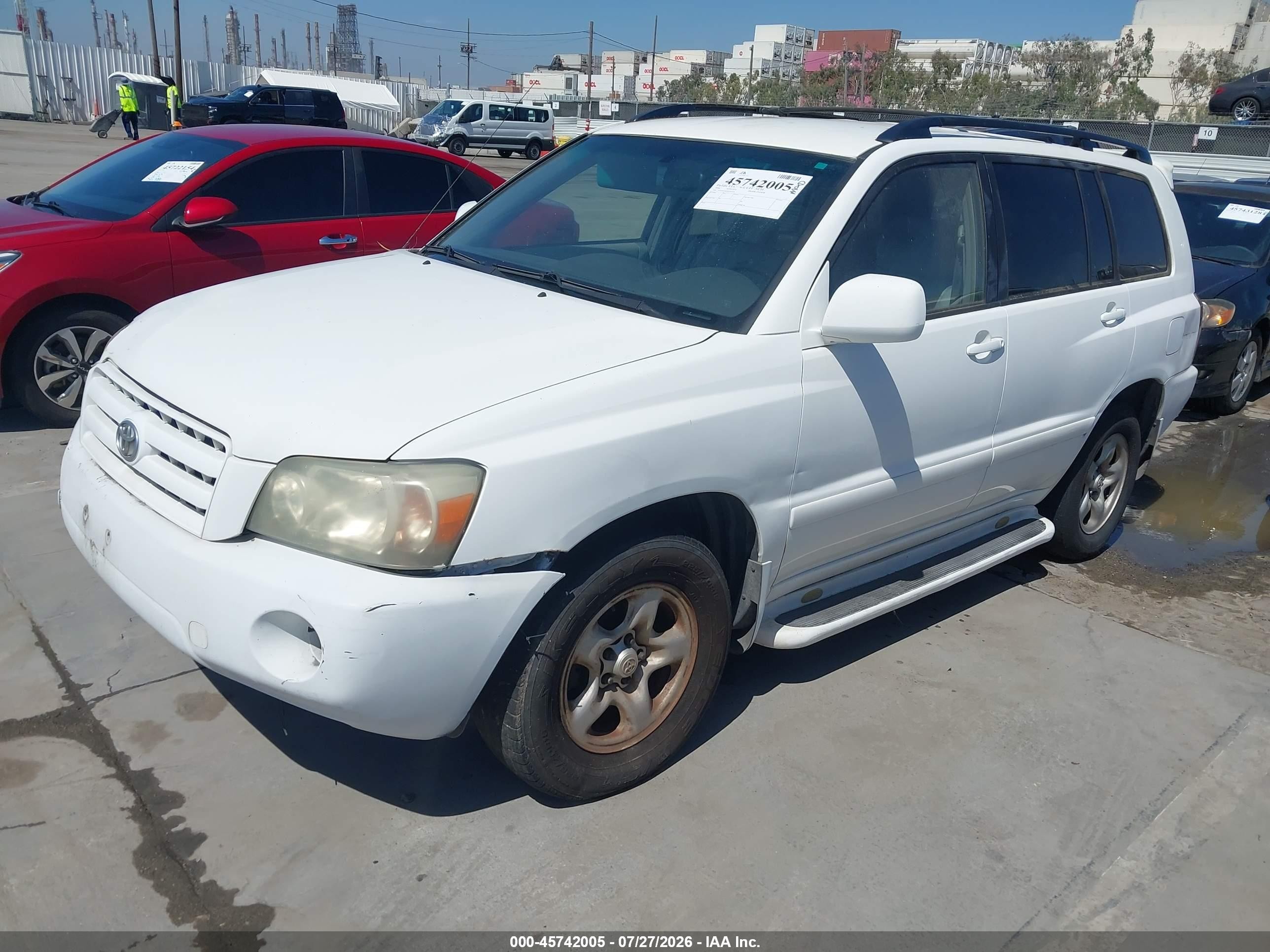 2006 Toyota Highlander   Silver vin: JTEGD21A560143312