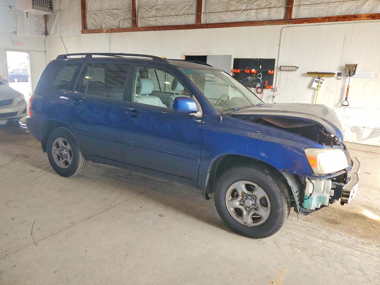 2006 Toyota Highlander Base Синий vin: JTEGD21A560143651