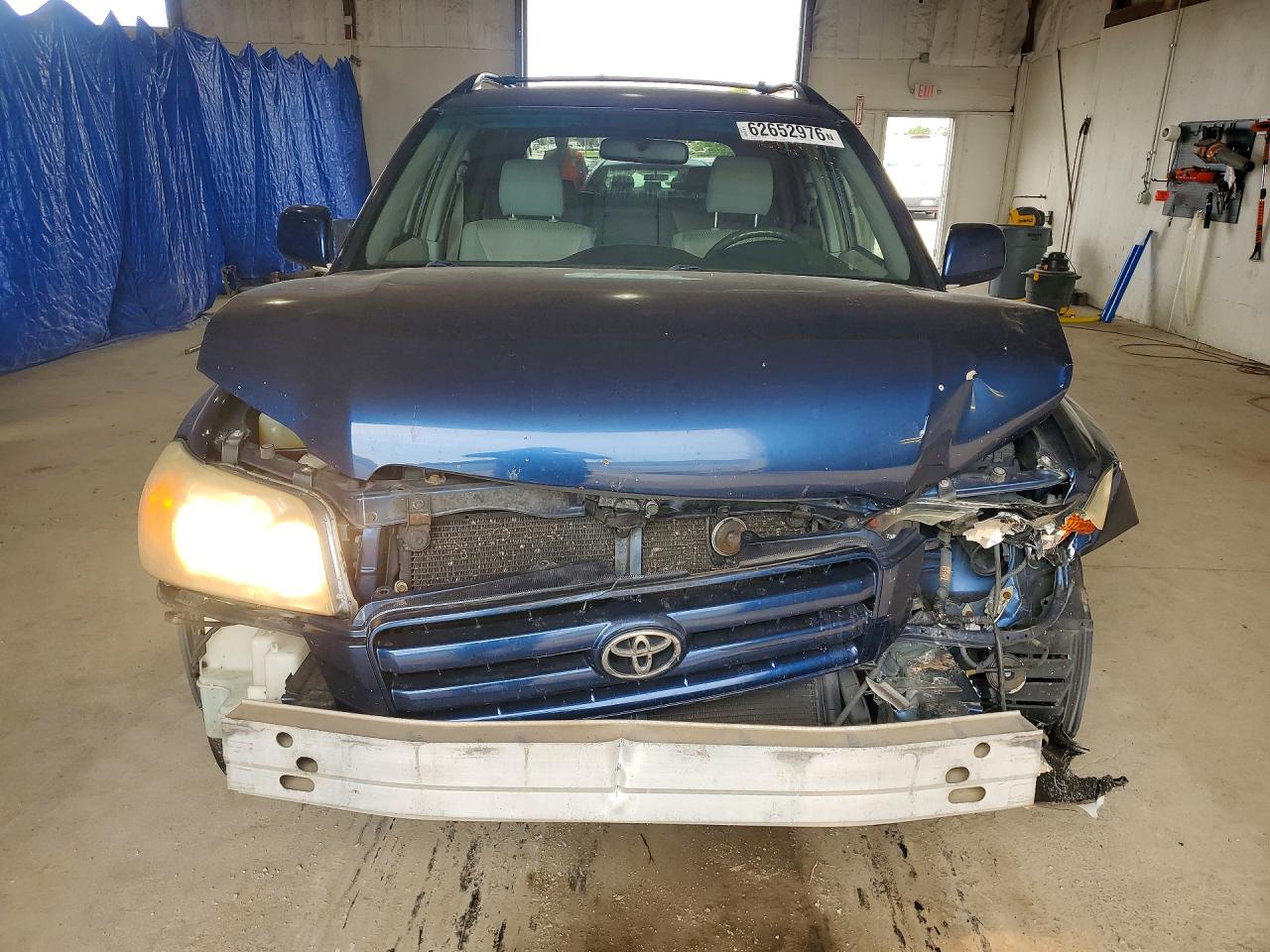 2006 Toyota Highlander Base Синий vin: JTEGD21A560143651