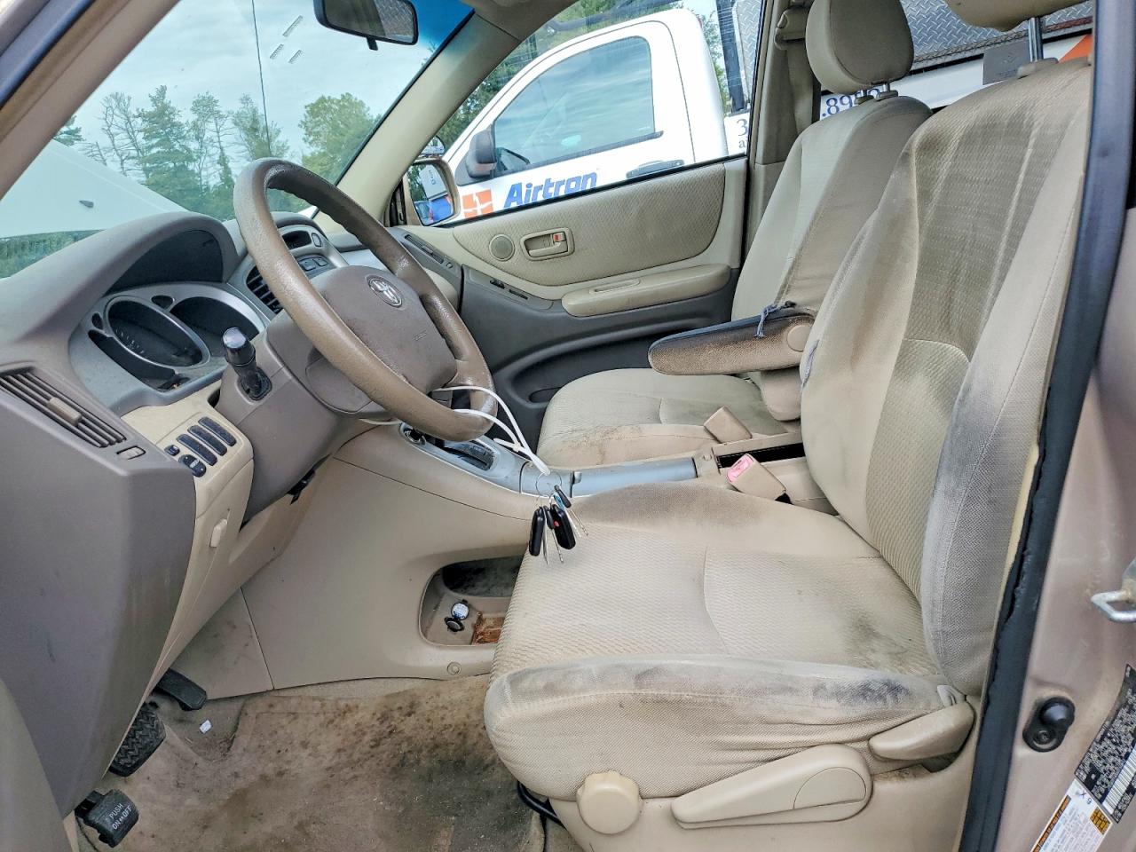2006 Toyota Highlander Base Бежевый vin: JTEGD21A560150812