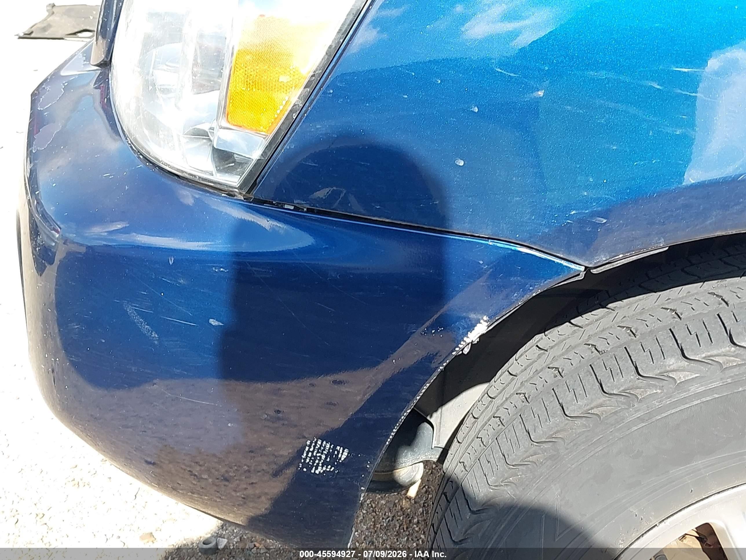 2007 Toyota Highlander   Blue vin: JTEGD21A570160547