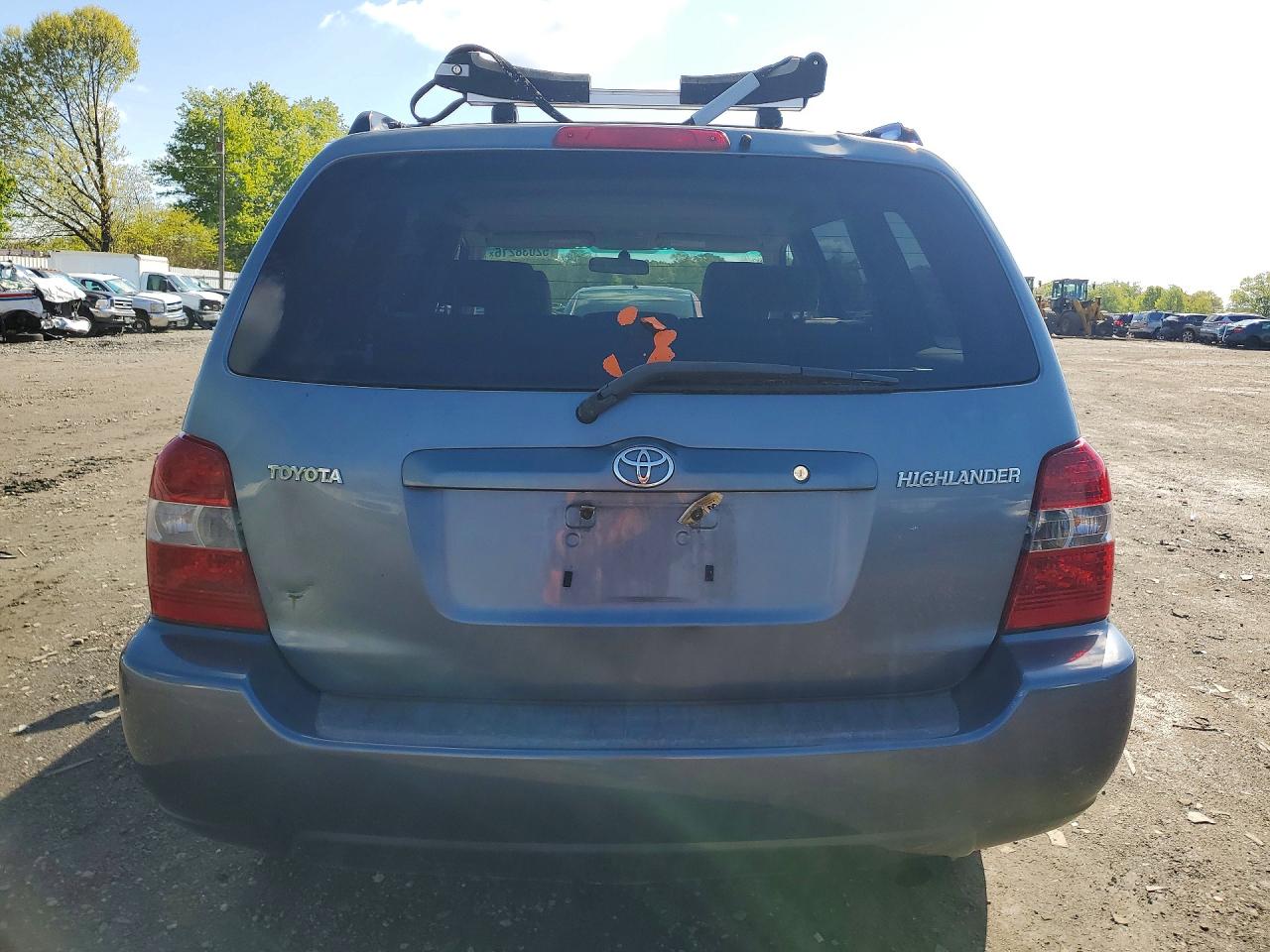 2004 Toyota Highlander Base Blue vin: JTEGD21A640097177