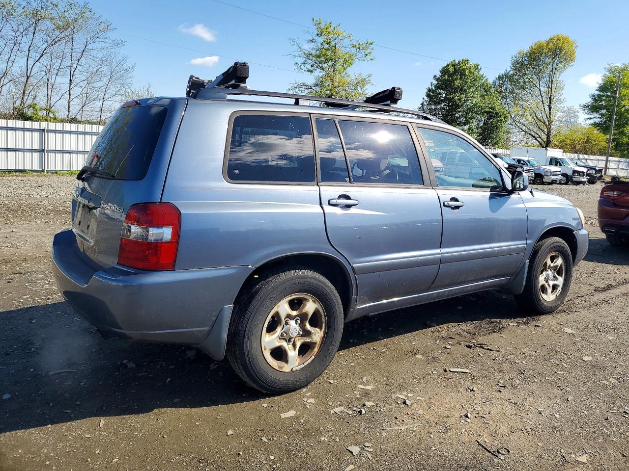 2004 Toyota Highlander Base Blue vin: JTEGD21A640097177