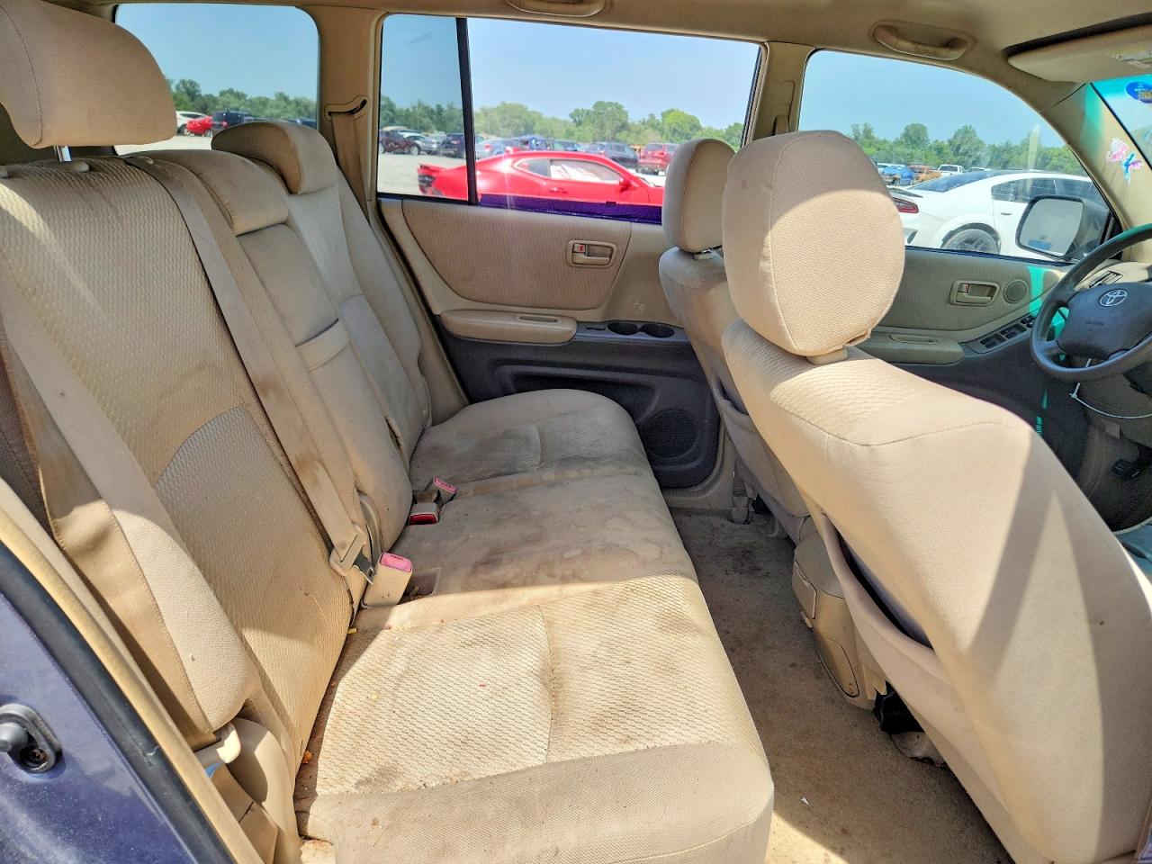 2005 Toyota Highlander Base Blue vin: JTEGD21A650111323
