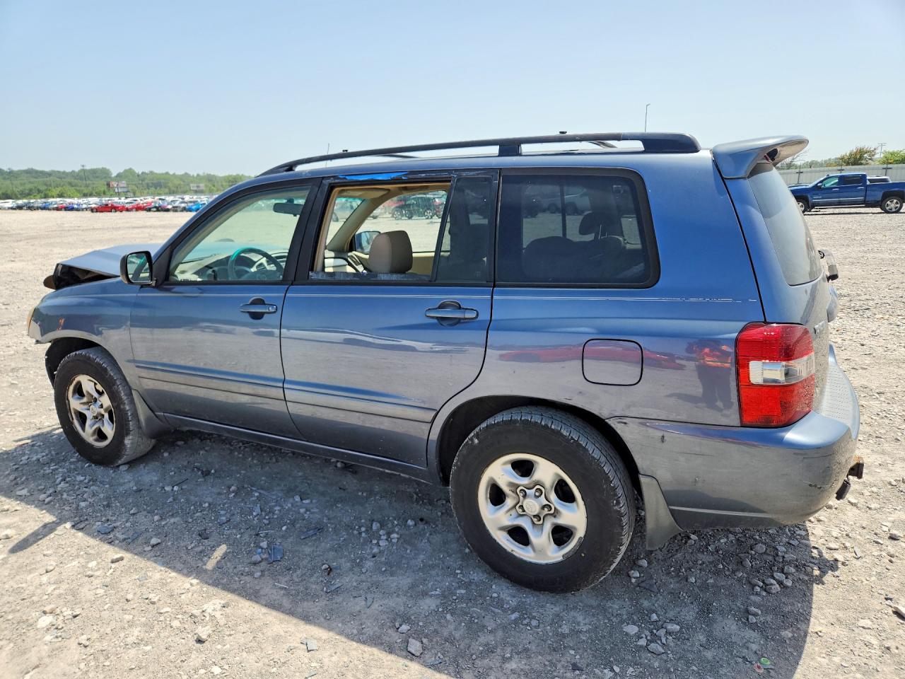 2005 Toyota Highlander Base Blue vin: JTEGD21A650111323