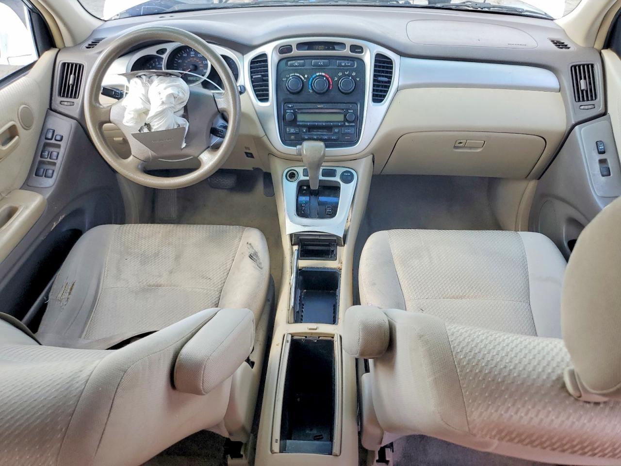 2006 Toyota Highlander Base Белый vin: JTEGD21A660132271
