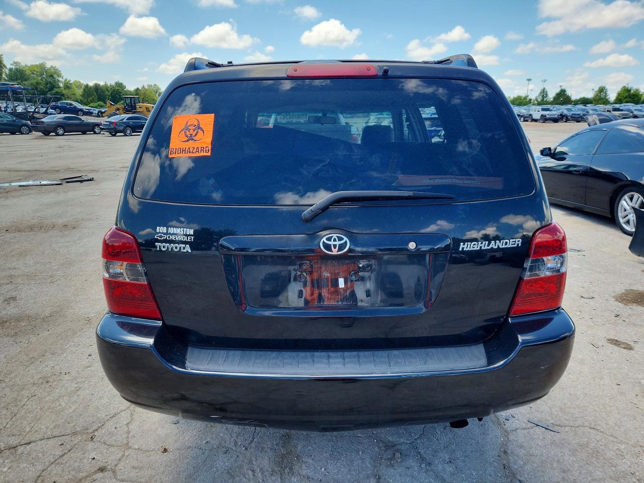 2006 Toyota Highlander Base Черный vin: JTEGD21A660140175