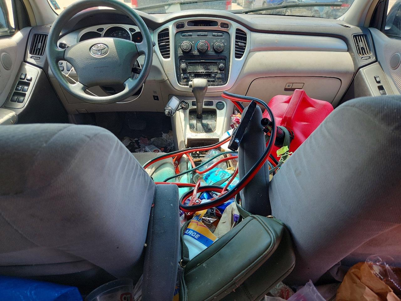 2006 Toyota Highlander Base Черный vin: JTEGD21A660140175