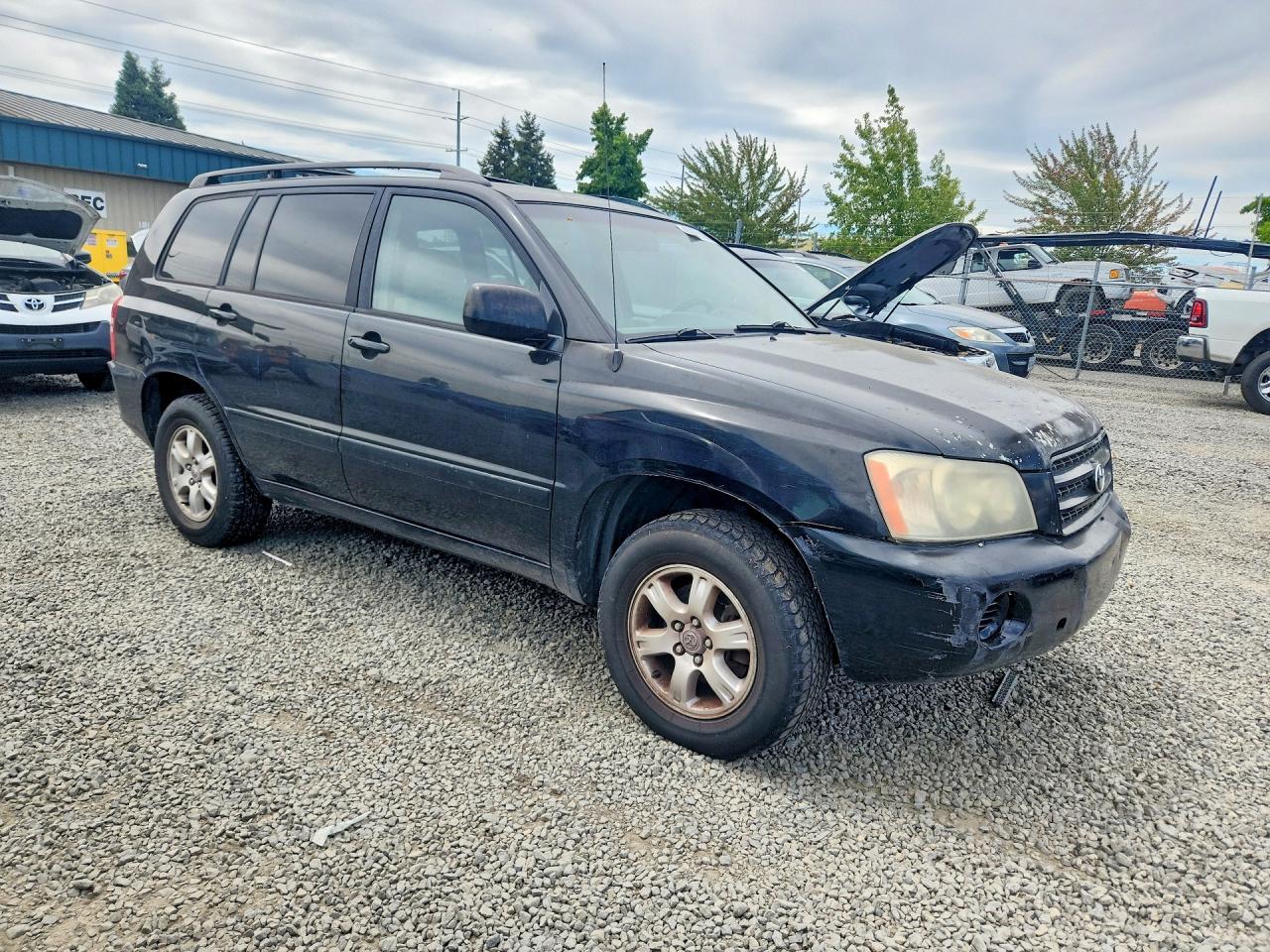 2001 Toyota Highlander Base Black vin: JTEGD21A710011970