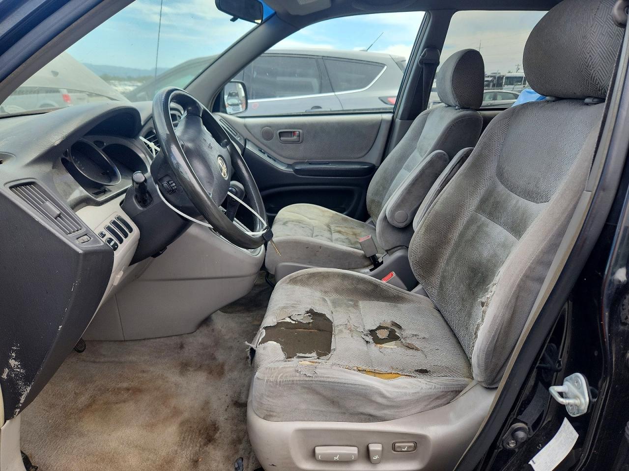 2001 Toyota Highlander Base Black vin: JTEGD21A710011970