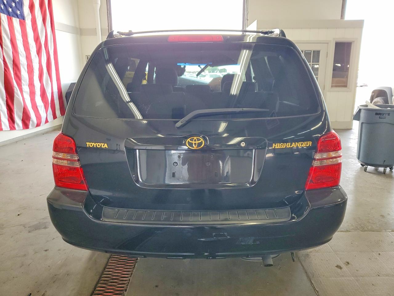 2001 Toyota Highlander Base Black vin: JTEGD21A710014514