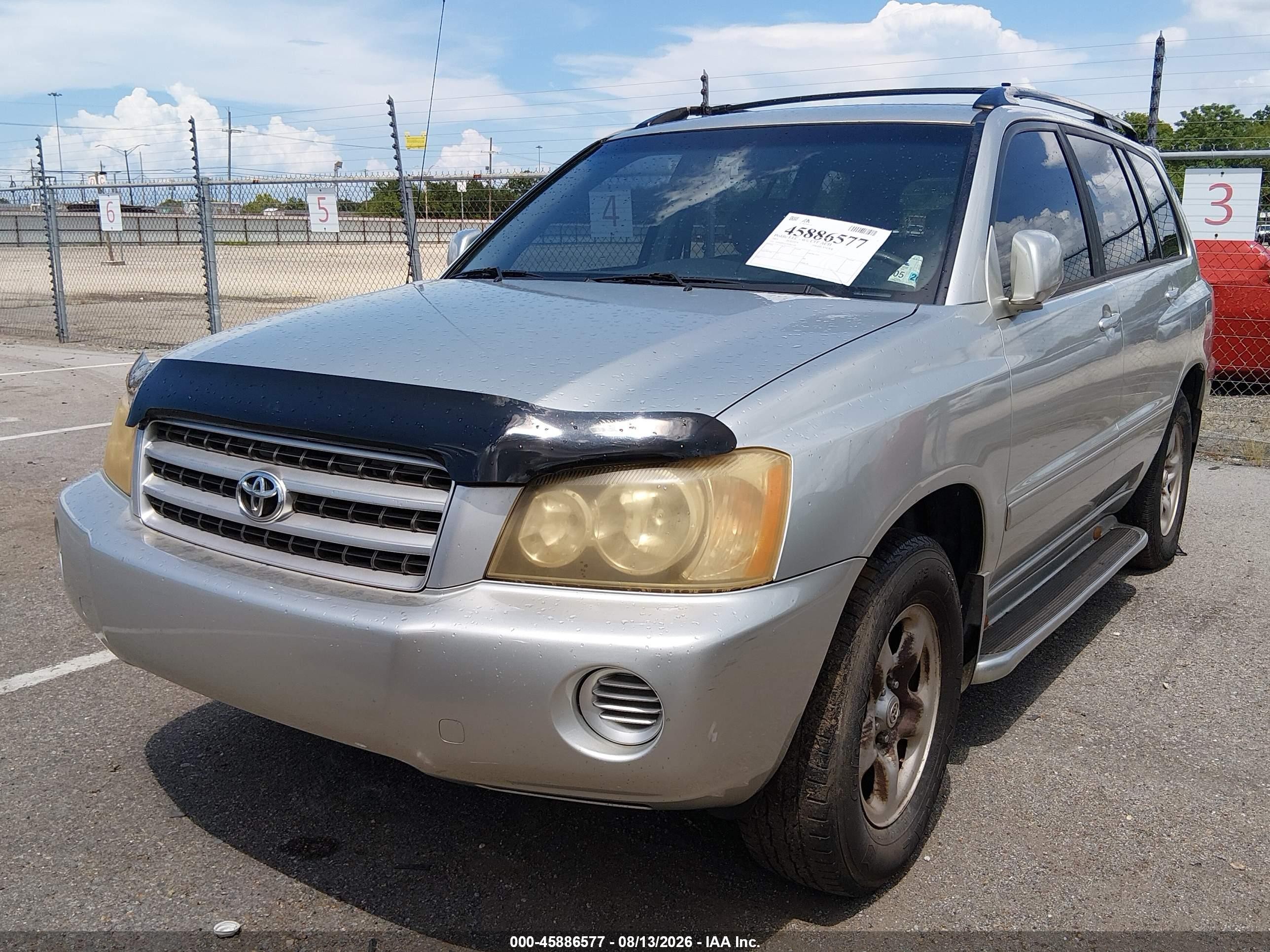 2003 Toyota Highlander   Бежевый vin: JTEGD21A730062128