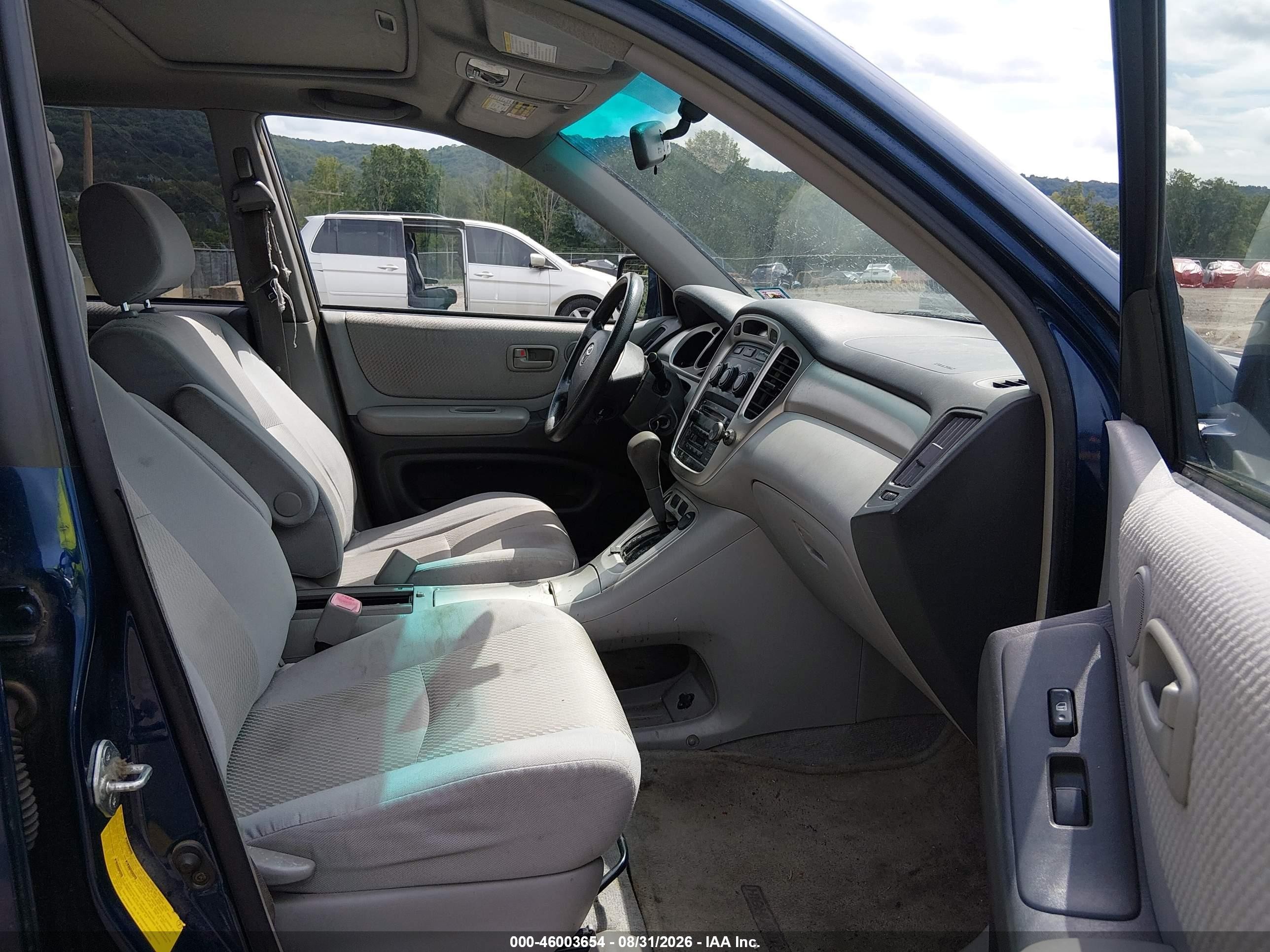 2004 Toyota Highlander   Blue vin: JTEGD21A740078993