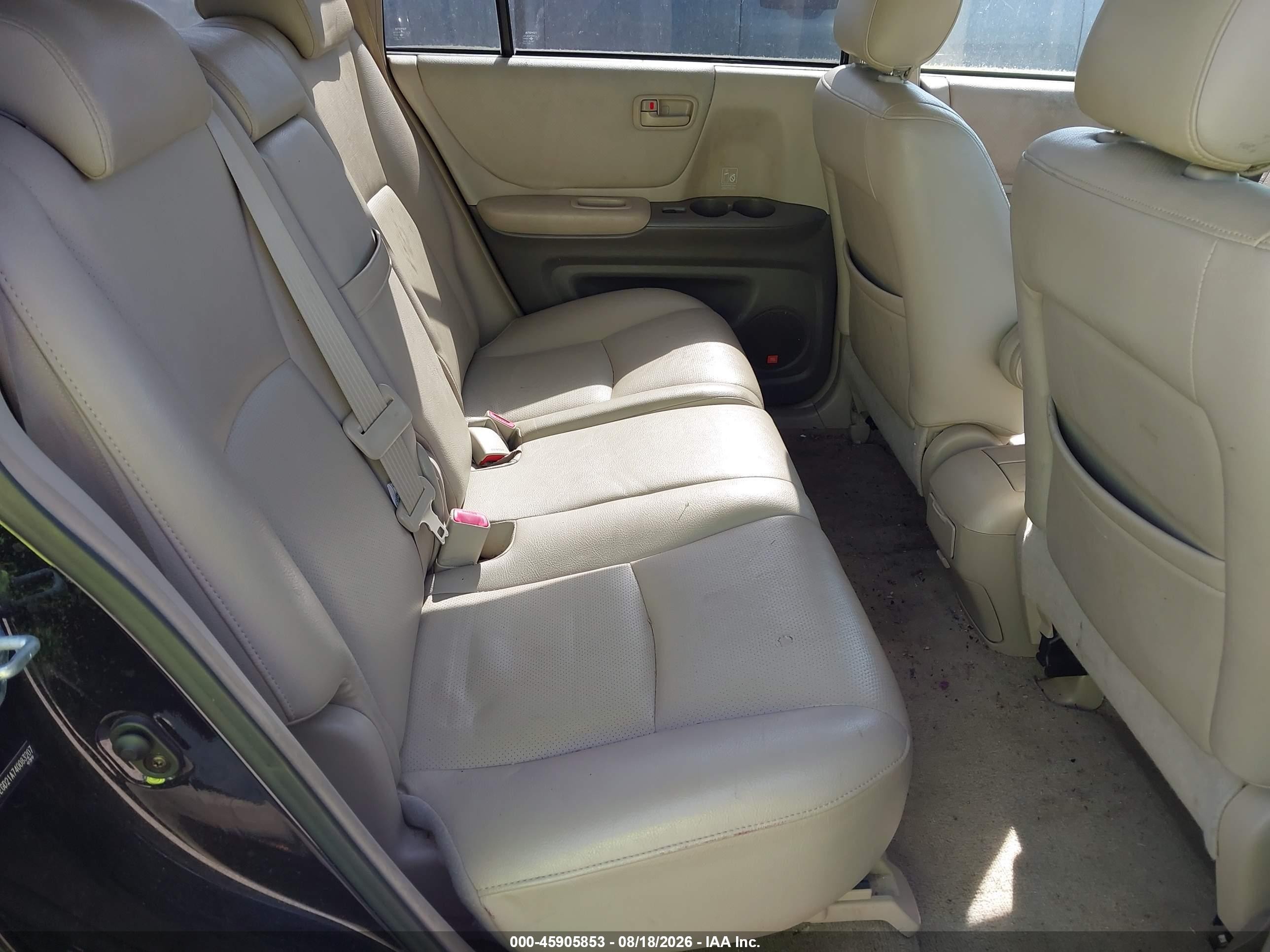 2004 Toyota Highlander   Black vin: JTEGD21A740083207
