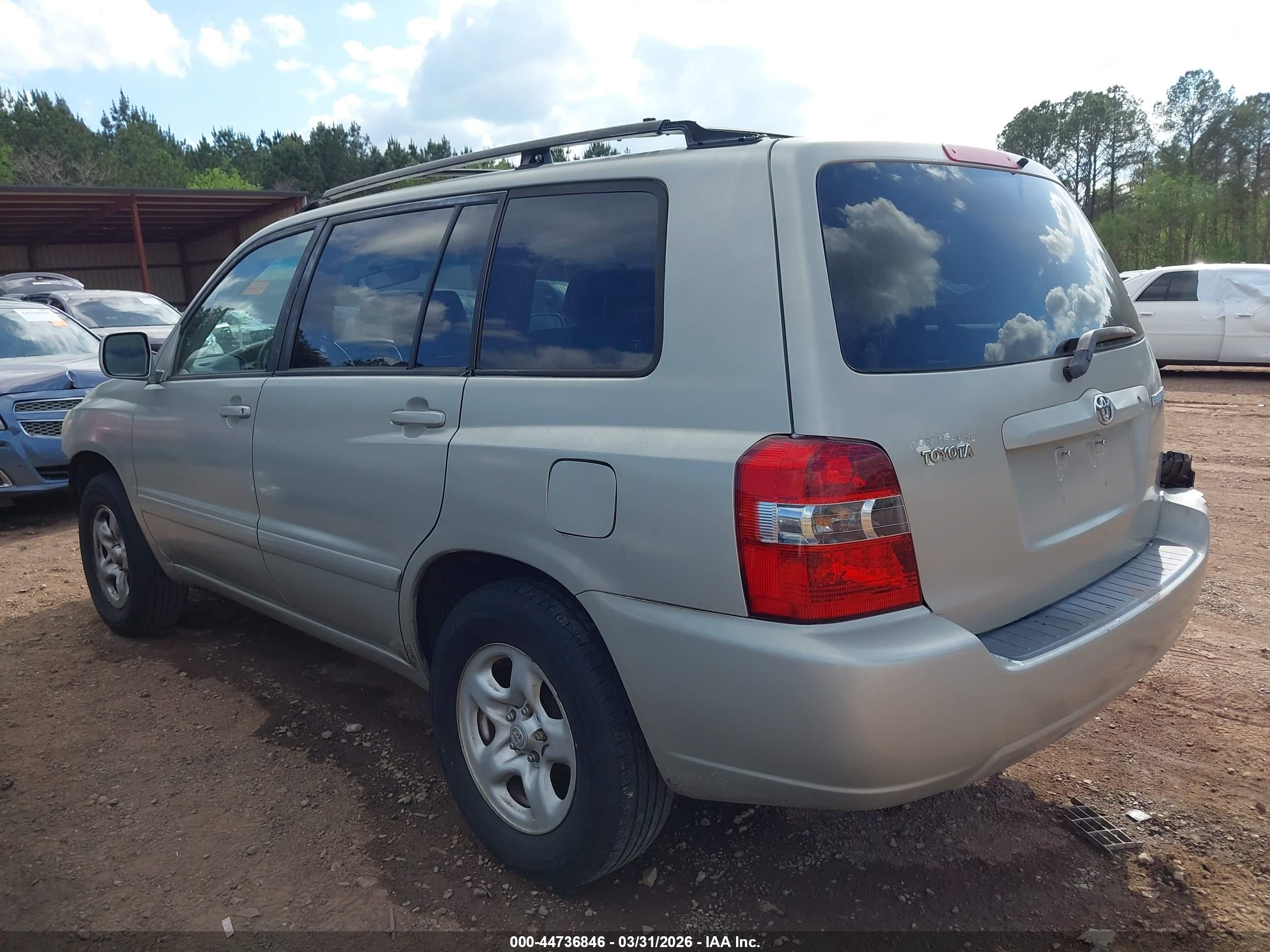 2006 Toyota Highlander   Beige vin: JTEGD21A760140816
