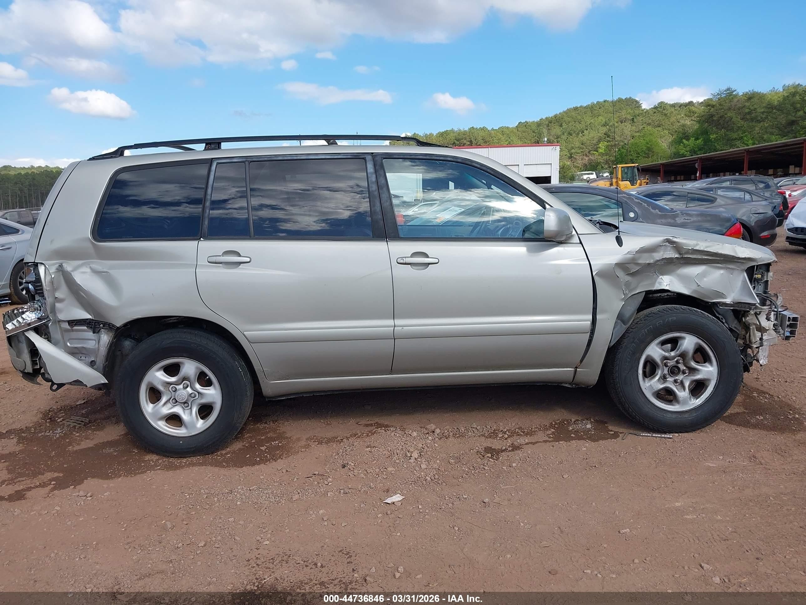 2006 Toyota Highlander   Beige vin: JTEGD21A760140816