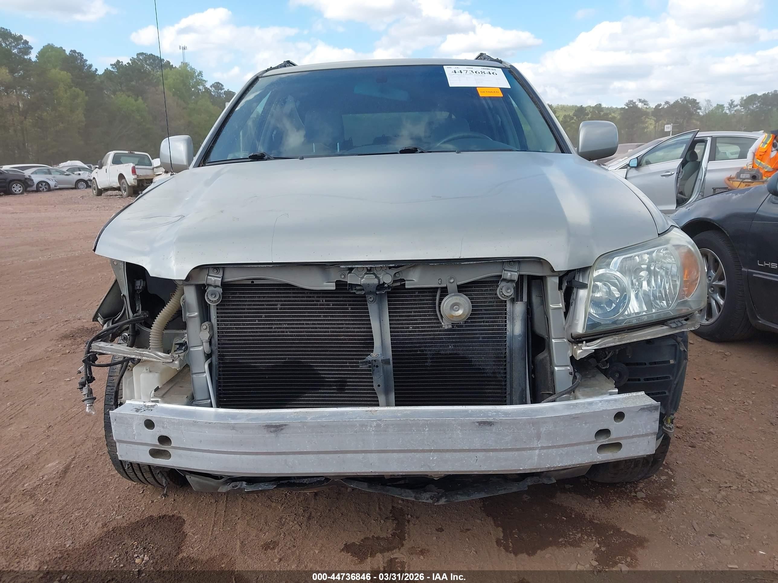 2006 Toyota Highlander   Beige vin: JTEGD21A760140816