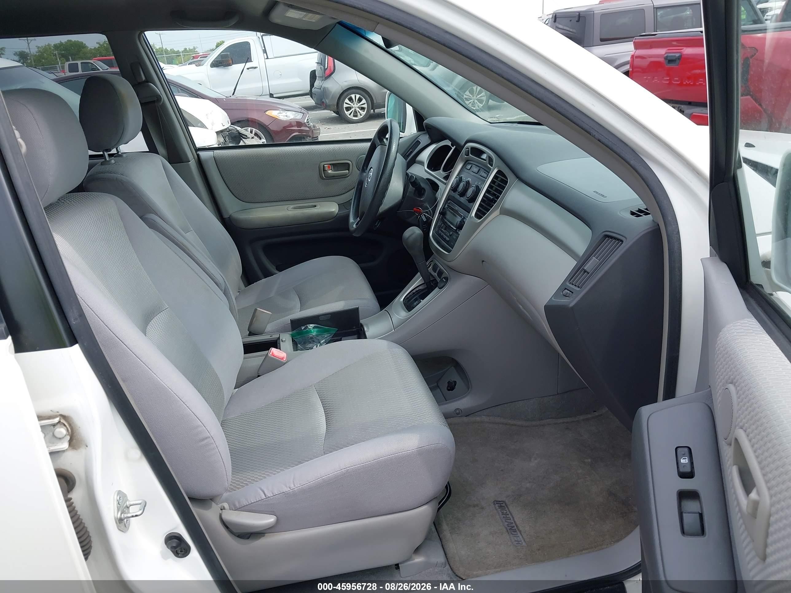 2004 Toyota Highlander   Белый vin: JTEGD21A840100581