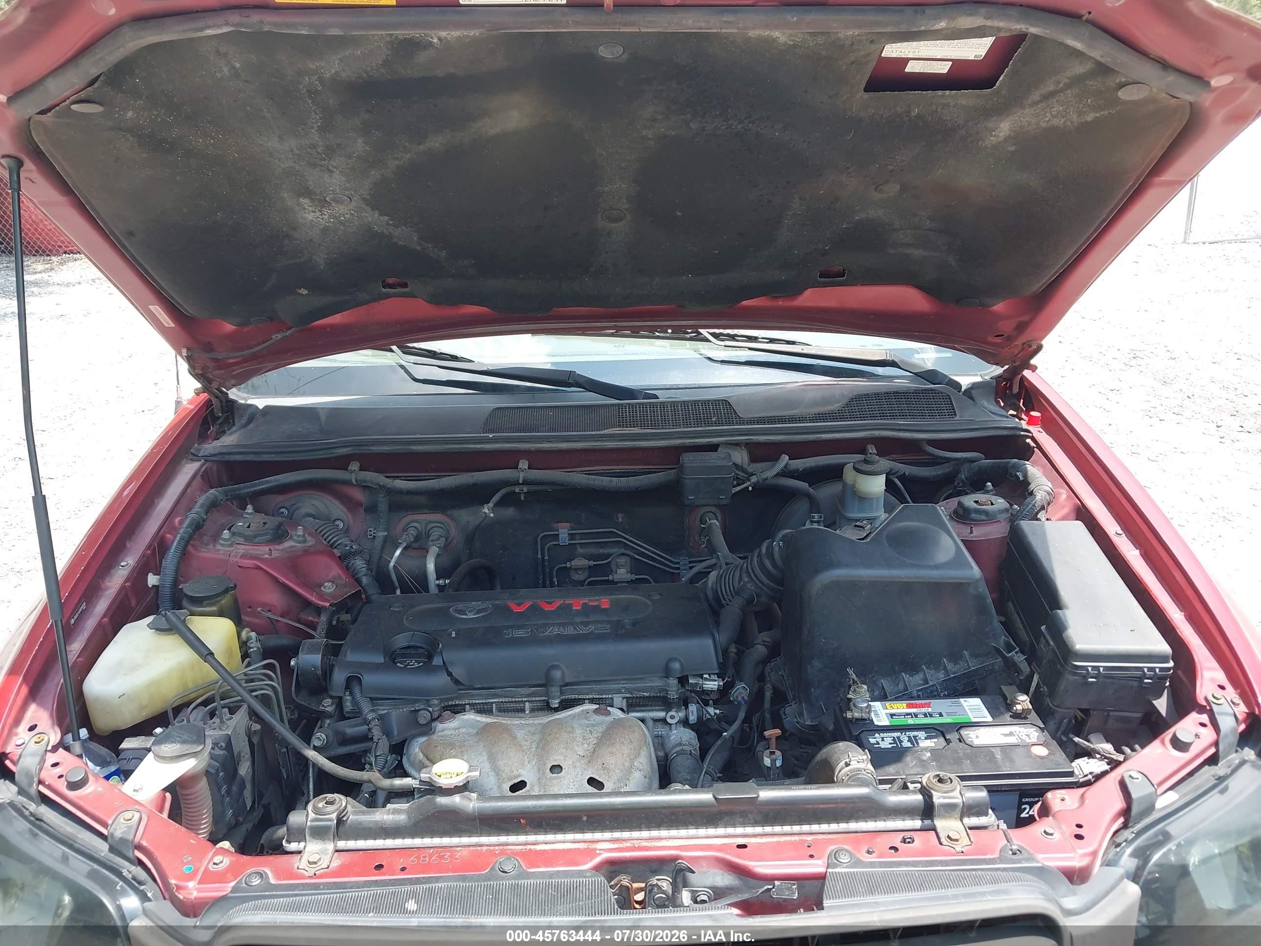 2004 Toyota Highlander   Red vin: JTEGD21A840103688