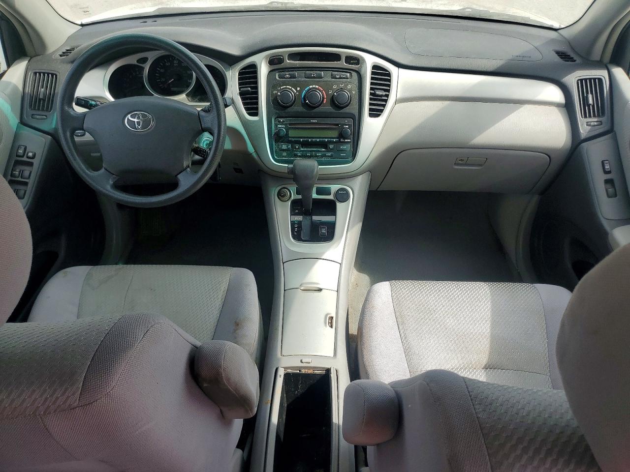2005 Toyota Highlander Base White vin: JTEGD21A850114420