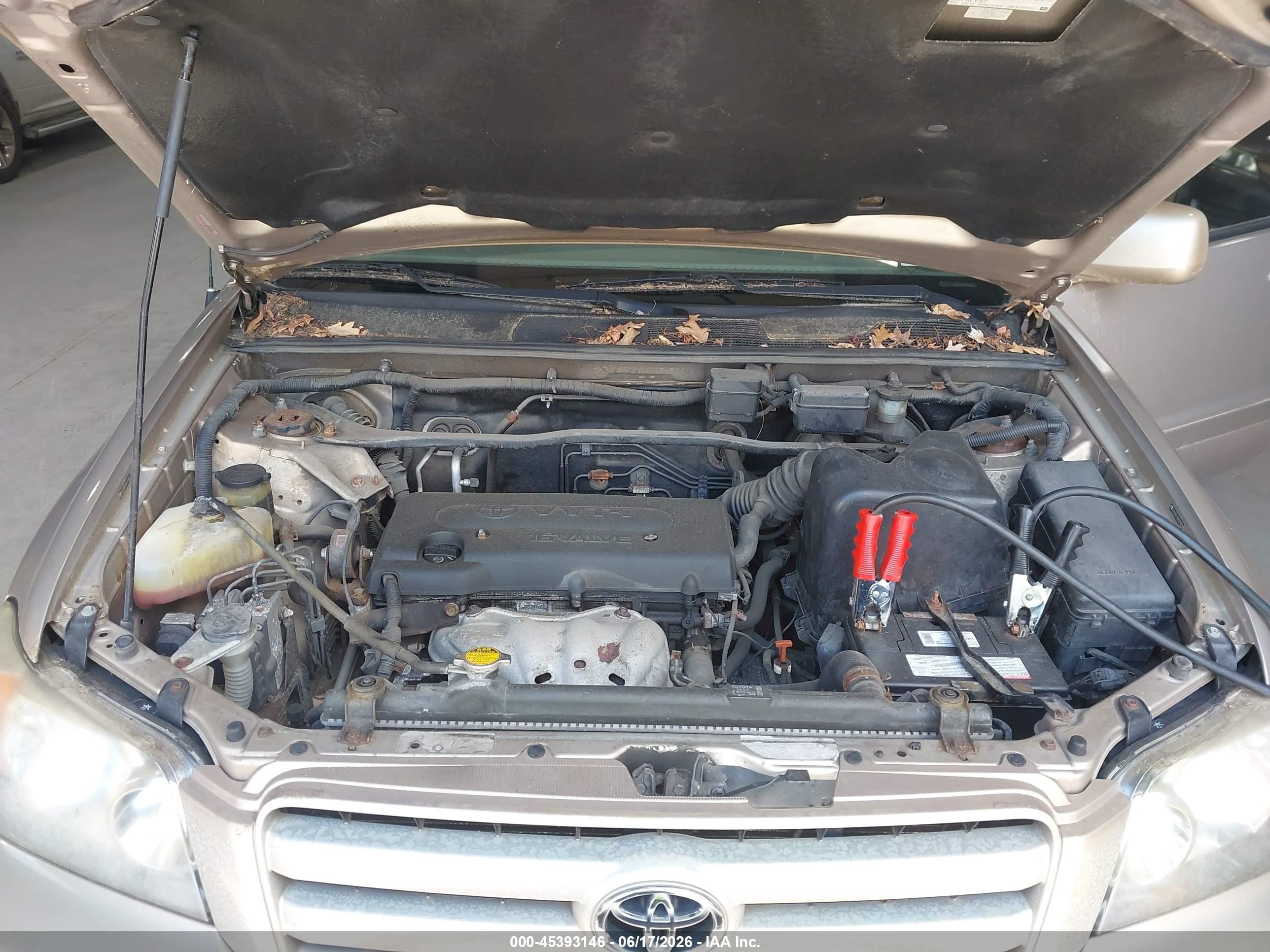 2006 Toyota Highlander   Beige vin: JTEGD21A860138556