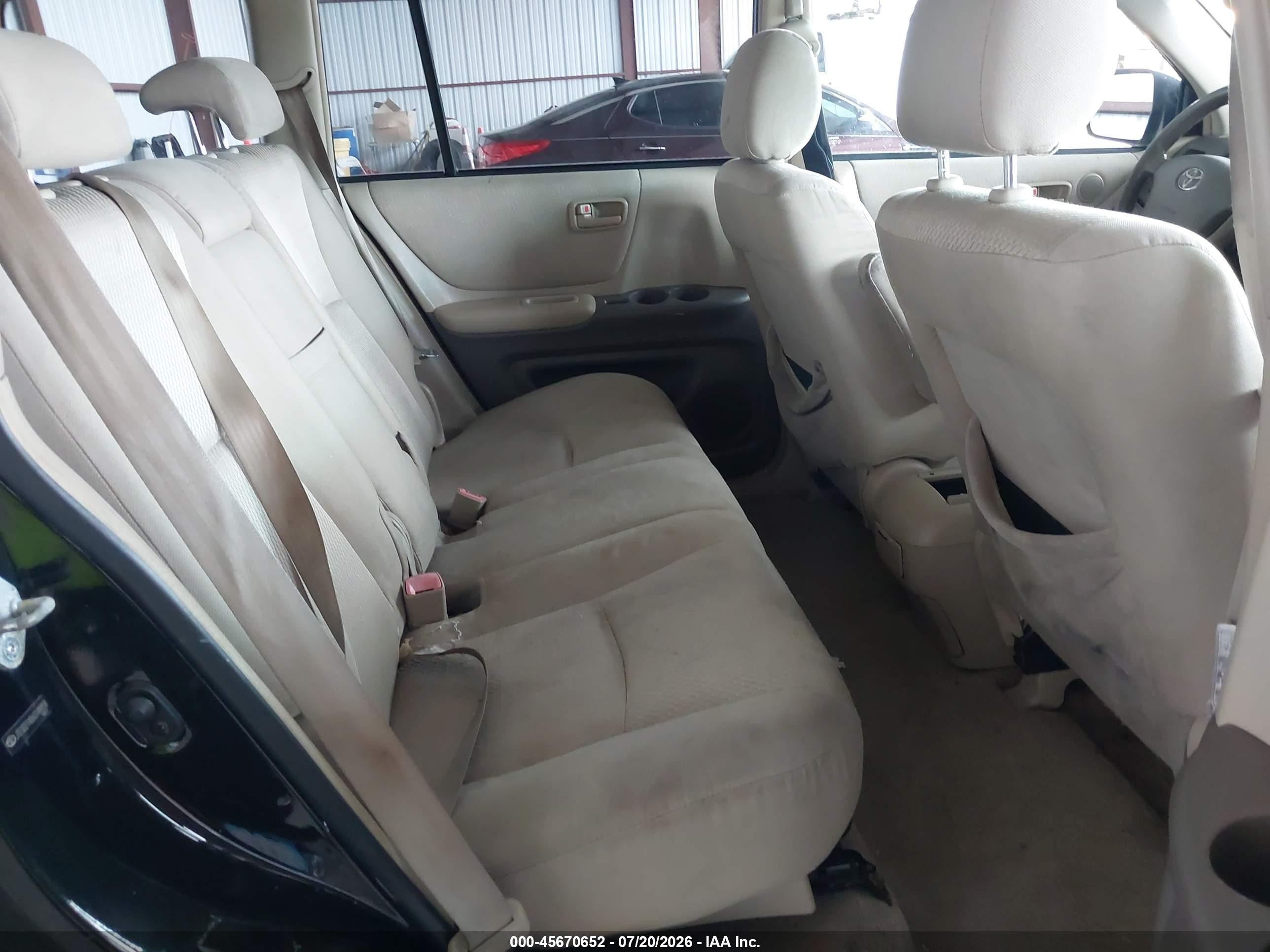 2006 Toyota Highlander   Black vin: JTEGD21A860148858