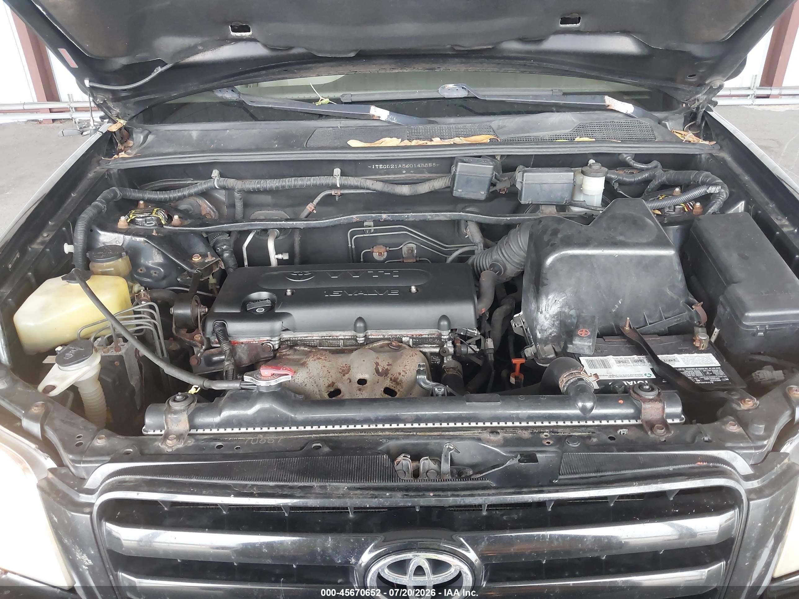 2006 Toyota Highlander   Black vin: JTEGD21A860148858