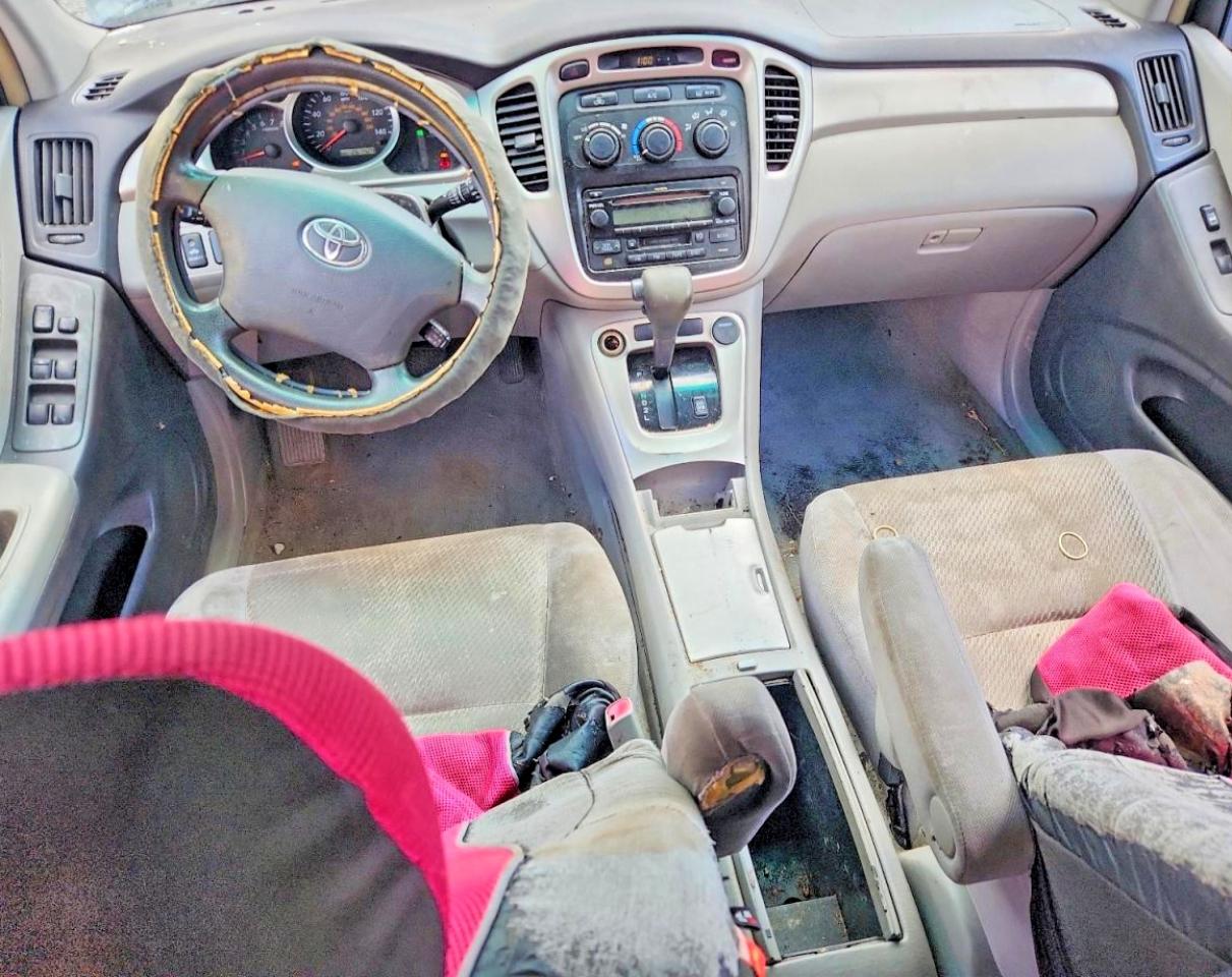 2007 Toyota Highlander Base Синий vin: JTEGD21A870165144