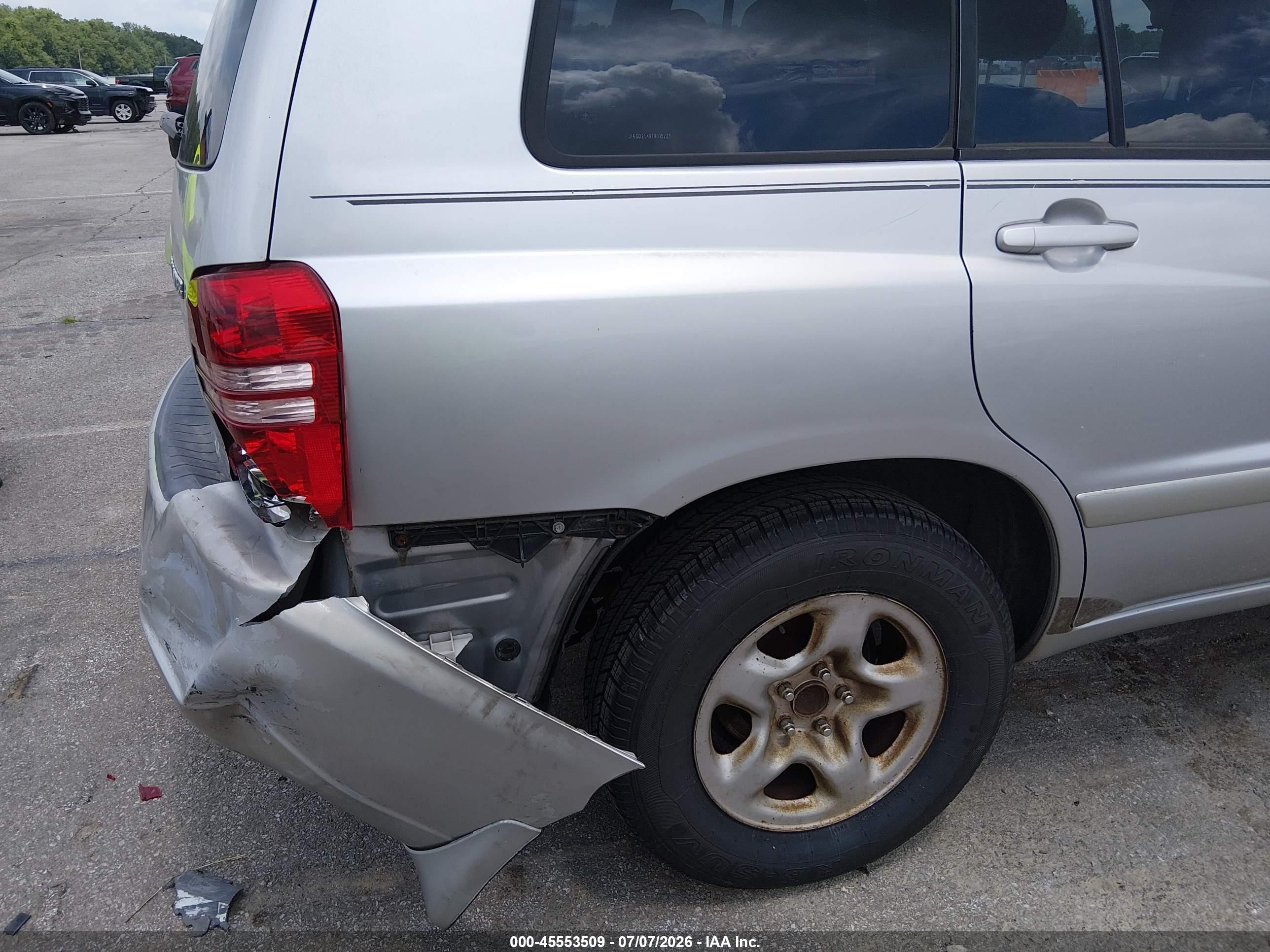 2002 Toyota Highlander   Silver vin: JTEGD21A920039223