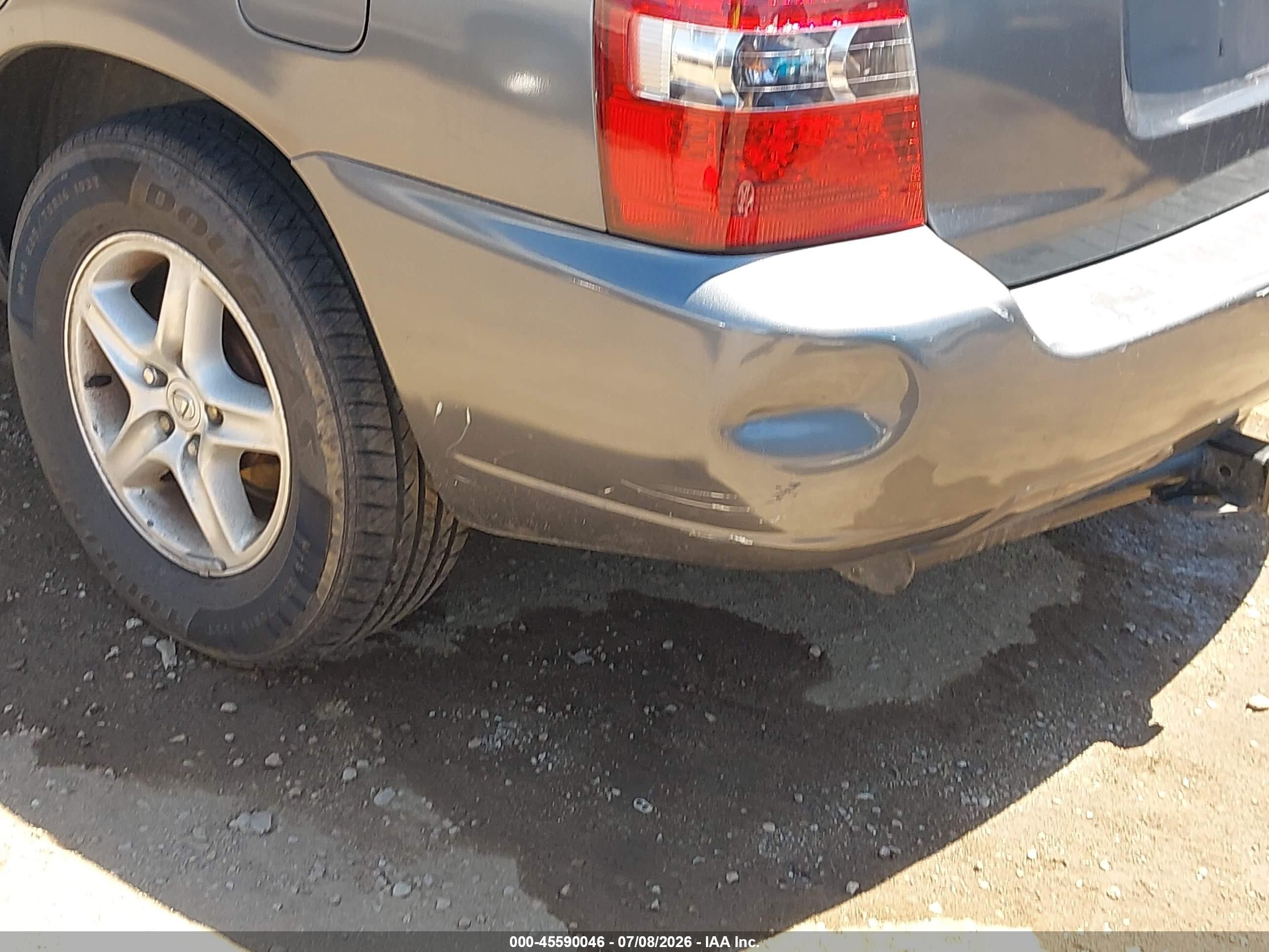 2004 Toyota Highlander   Gray vin: JTEGD21A940091941