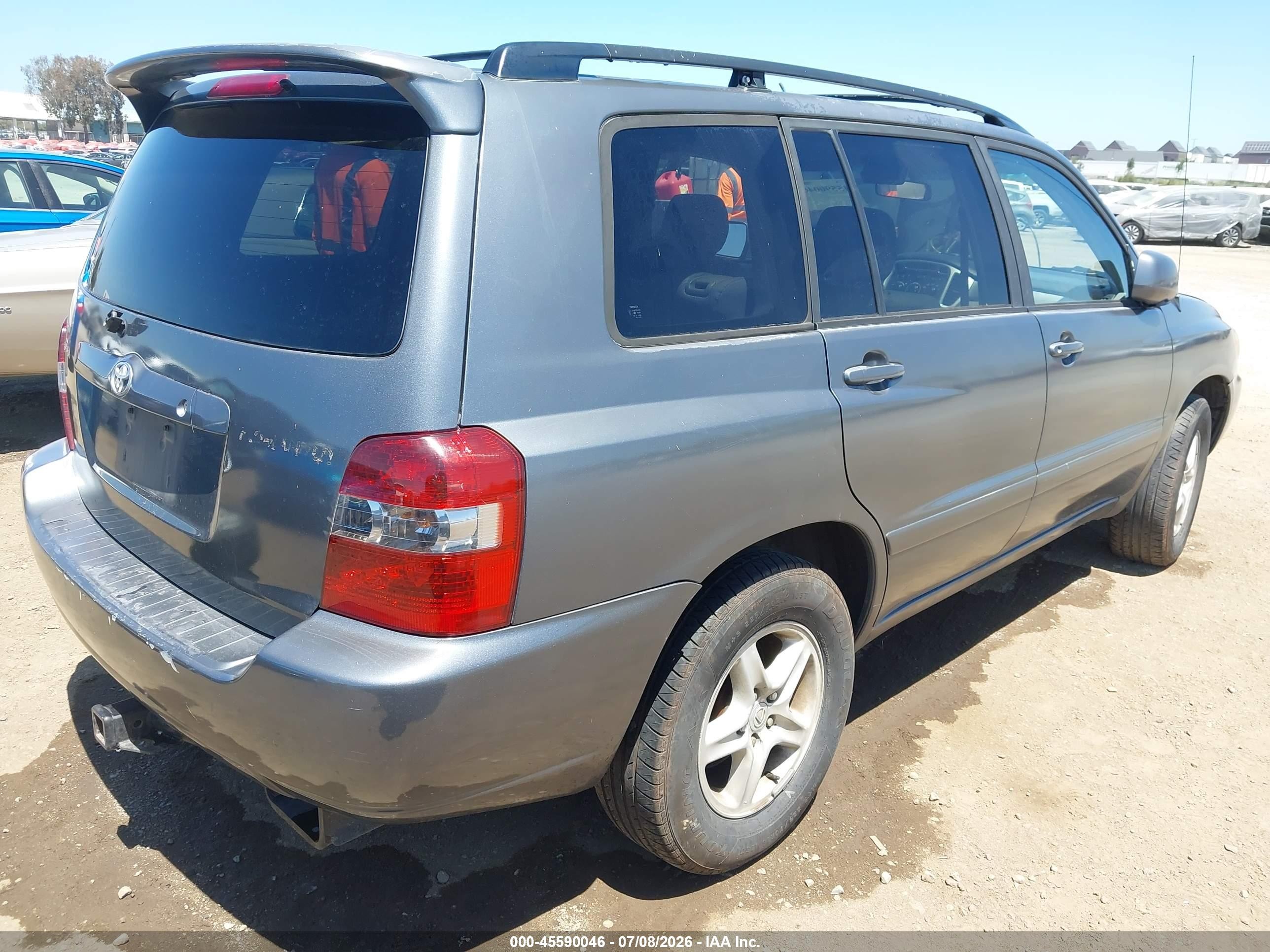2004 Toyota Highlander   Gray vin: JTEGD21A940091941
