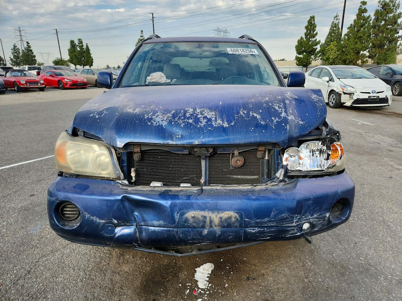 2004 Toyota Highlander Base Синий vin: JTEGD21A940097979