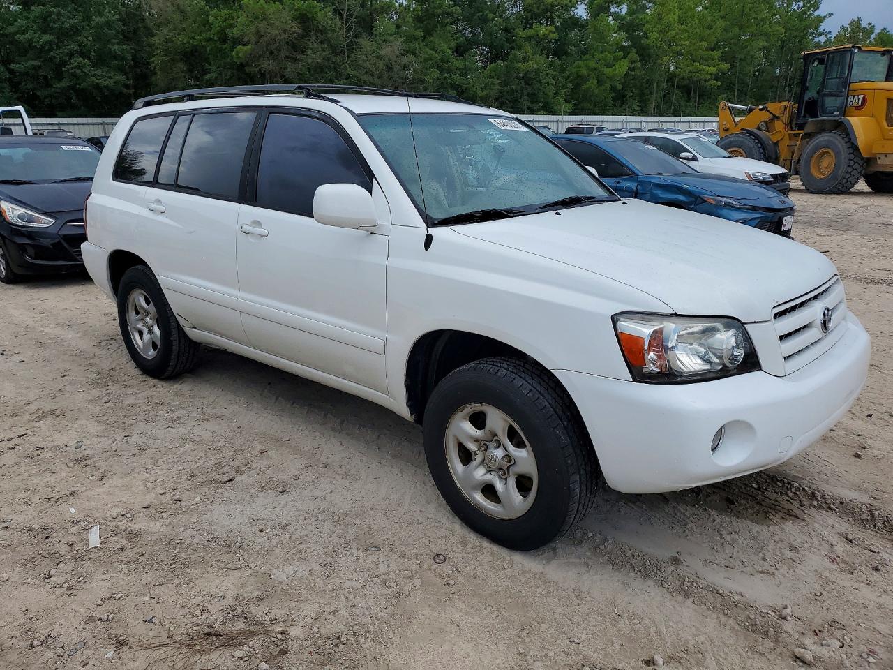 2005 Toyota Highlander Base Белый vin: JTEGD21A950107038