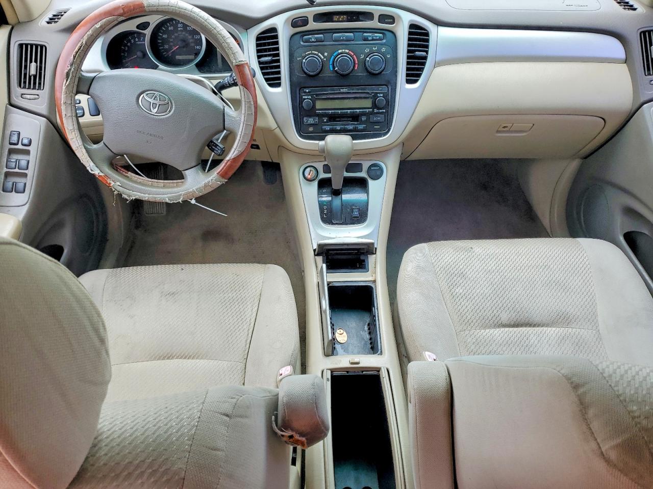 2005 Toyota Highlander Base Белый vin: JTEGD21A950107038
