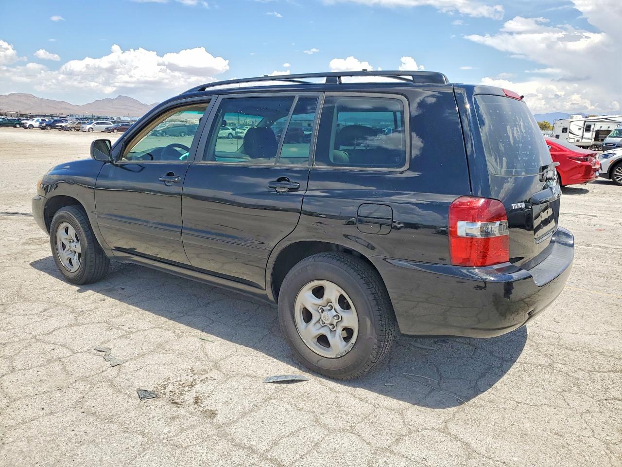 2006 Toyota Highlander Base Black vin: JTEGD21A960134810