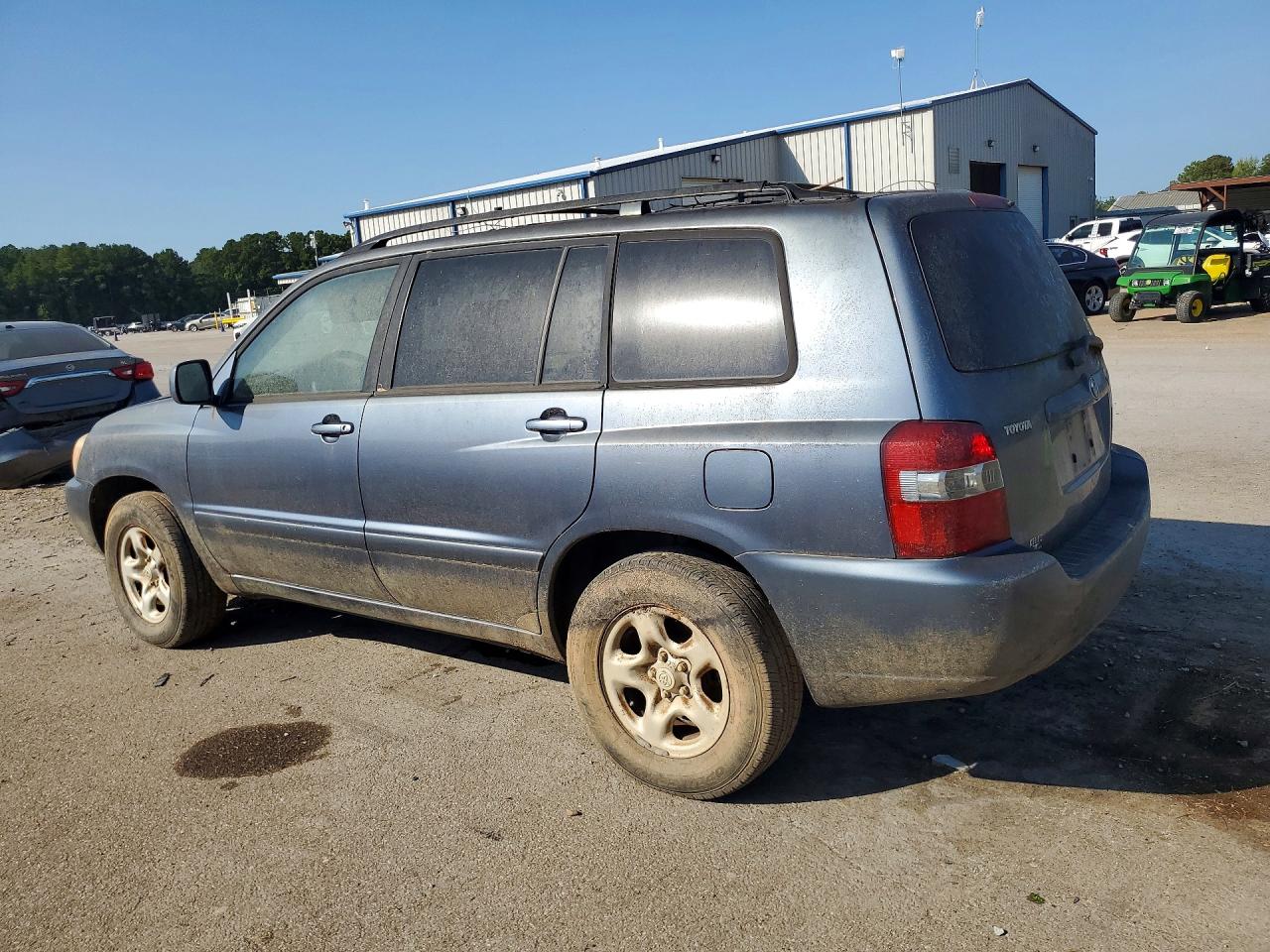 2006 Toyota Highlander Base Blue vin: JTEGD21A960140252