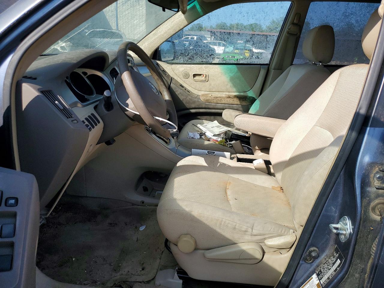 2006 Toyota Highlander Base Blue vin: JTEGD21A960140252