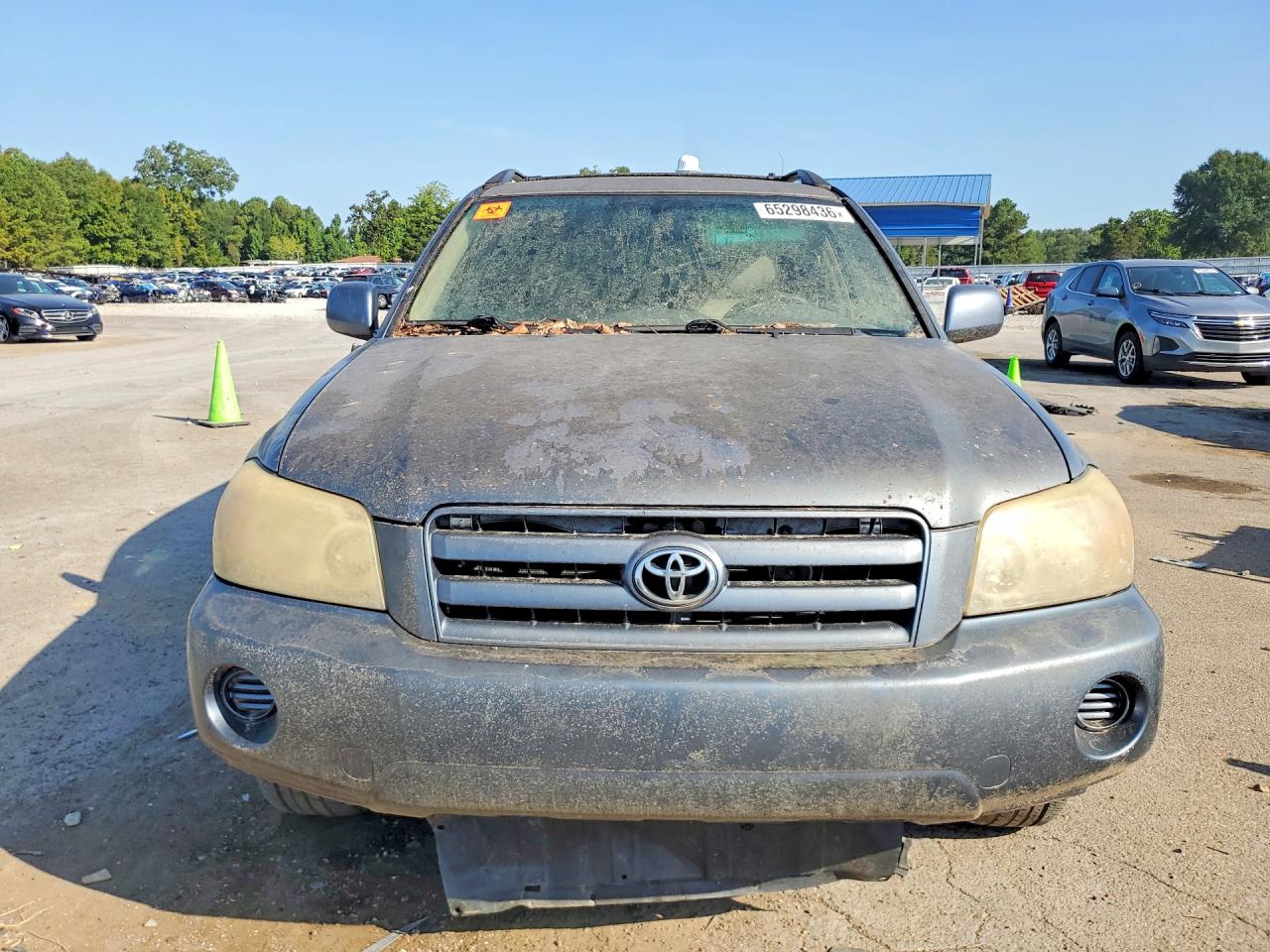 2006 Toyota Highlander Base Blue vin: JTEGD21A960140252