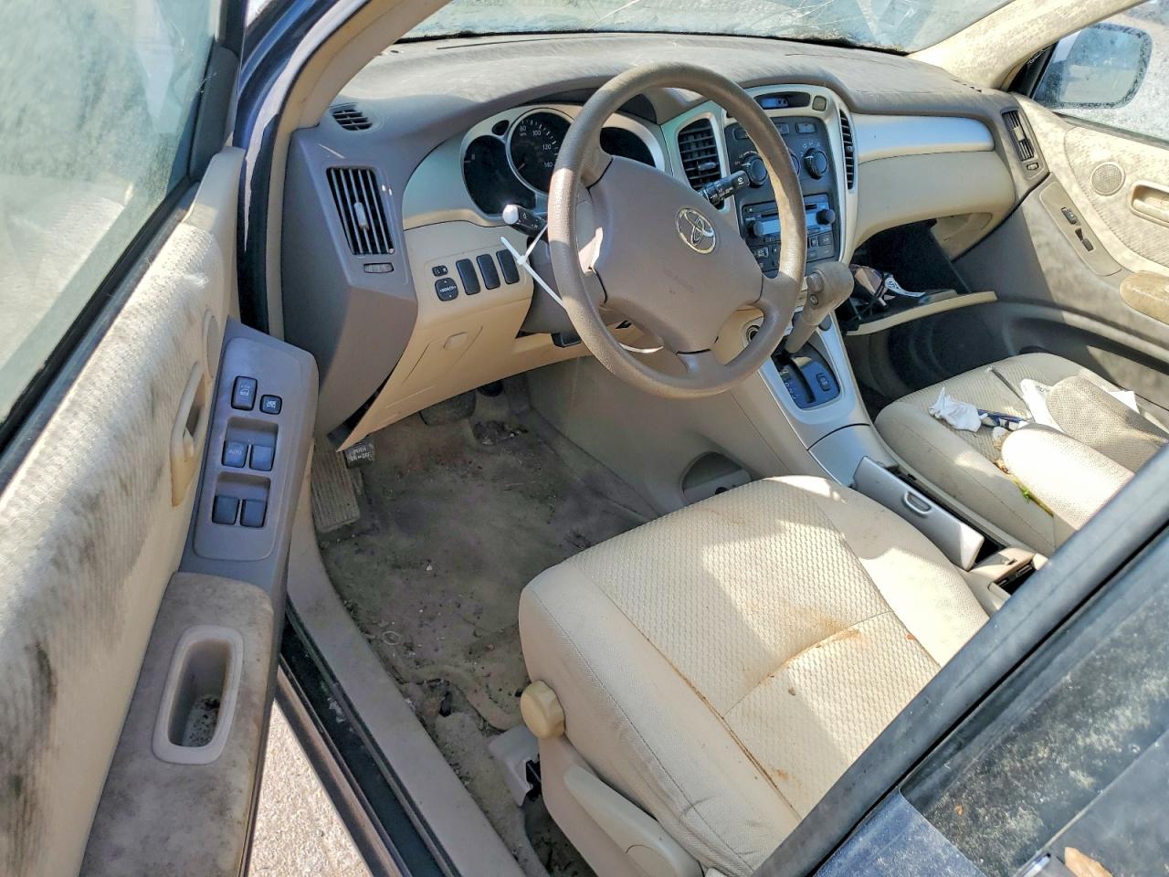 2006 Toyota Highlander Base Blue vin: JTEGD21A960140252