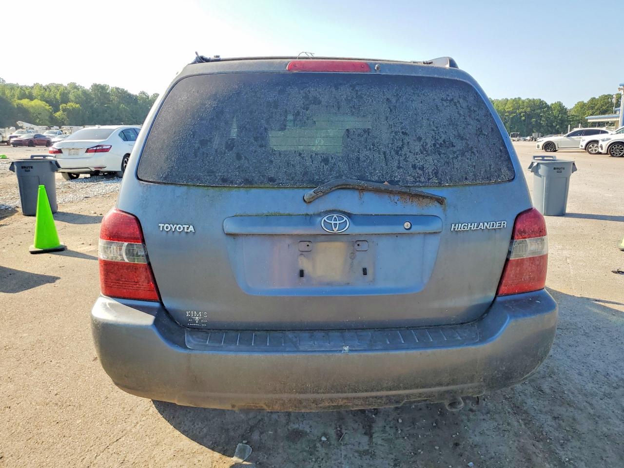 2006 Toyota Highlander Base Blue vin: JTEGD21A960140252