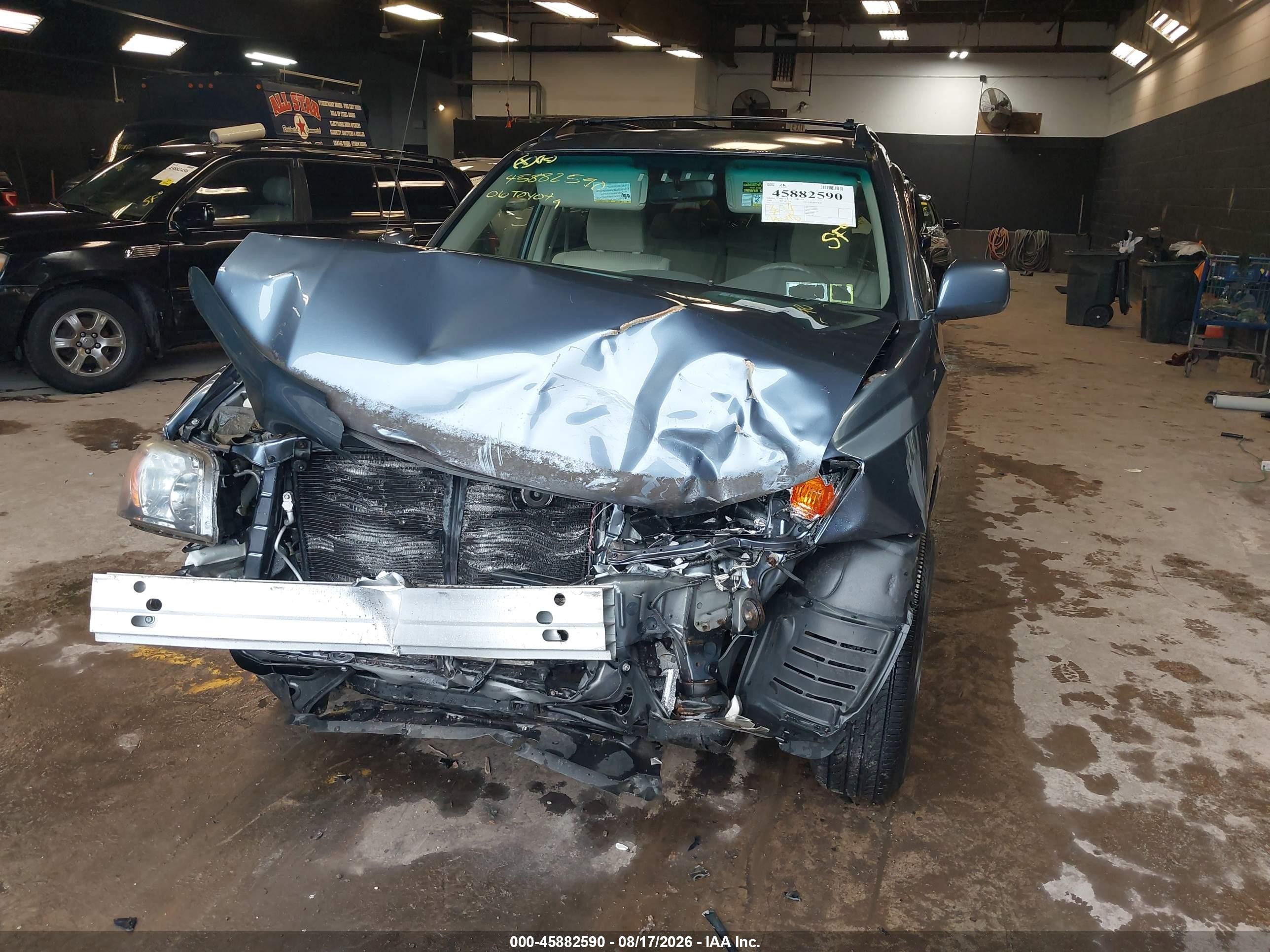 2006 Toyota Highlander   Синий vin: JTEGD21A960140915