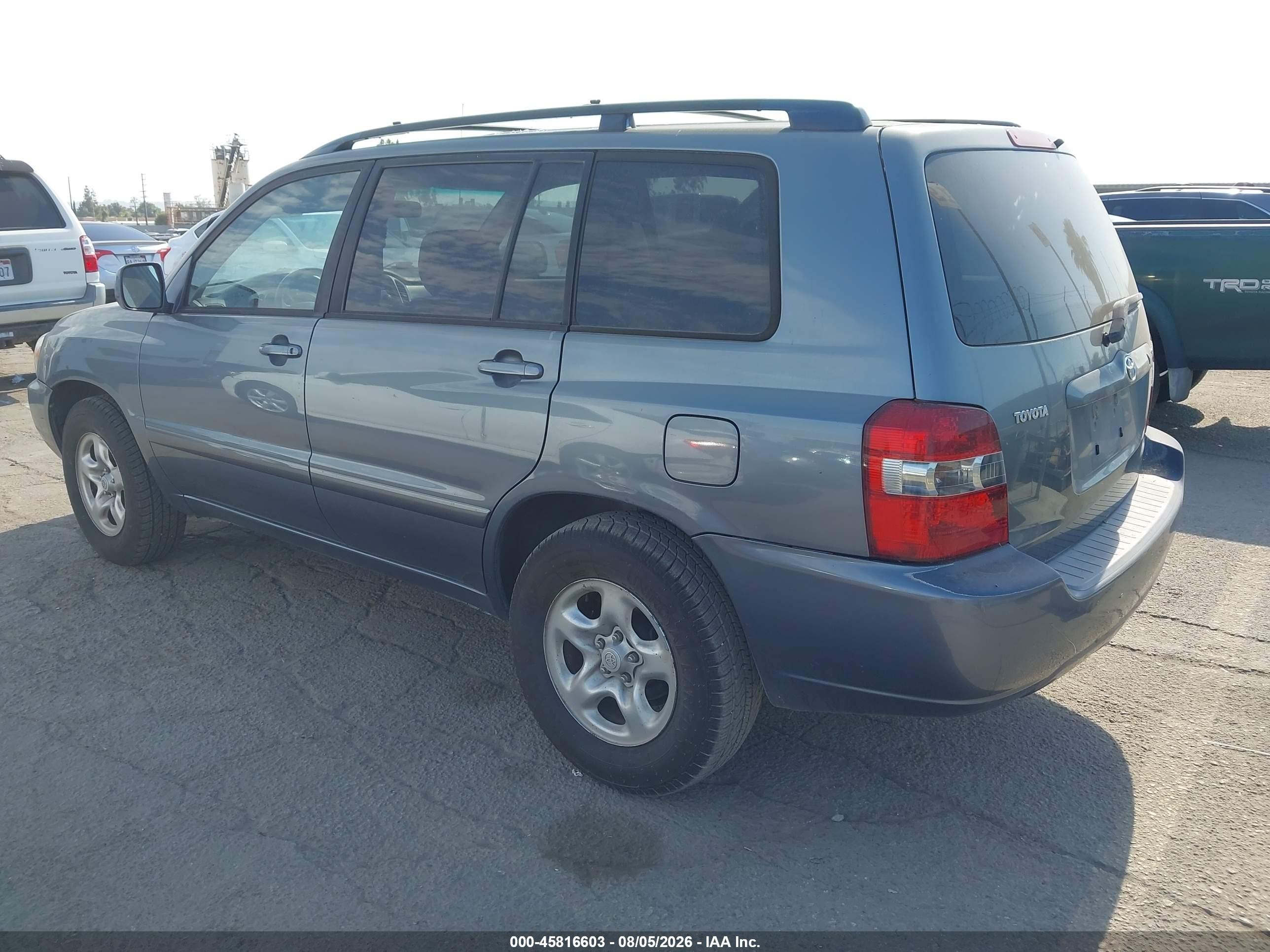 2004 Toyota Highlander   Light Blue vin: JTEGD21AX40101926