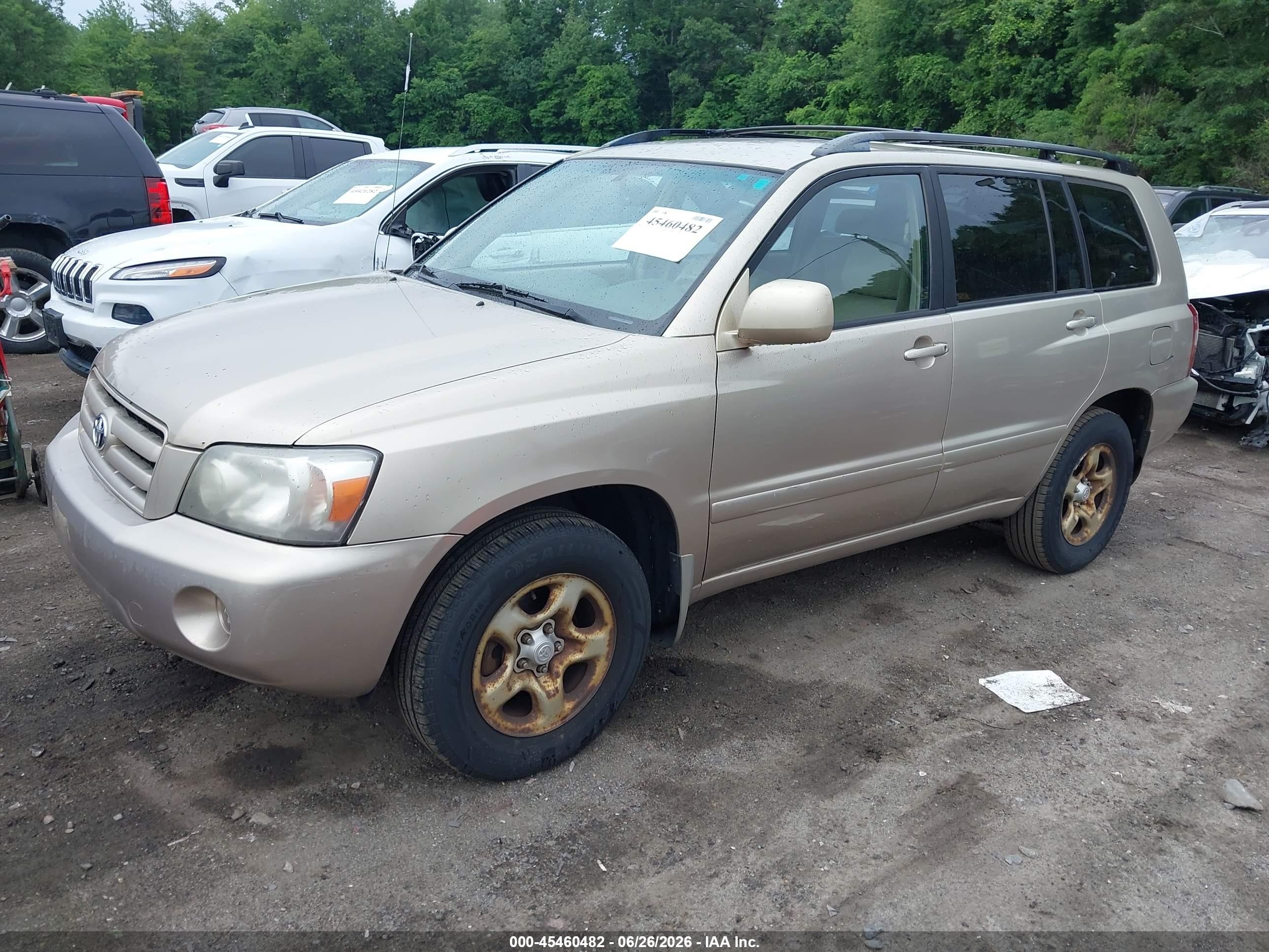 2005 Toyota Highlander   Champagne vin: JTEGD21AX50106884
