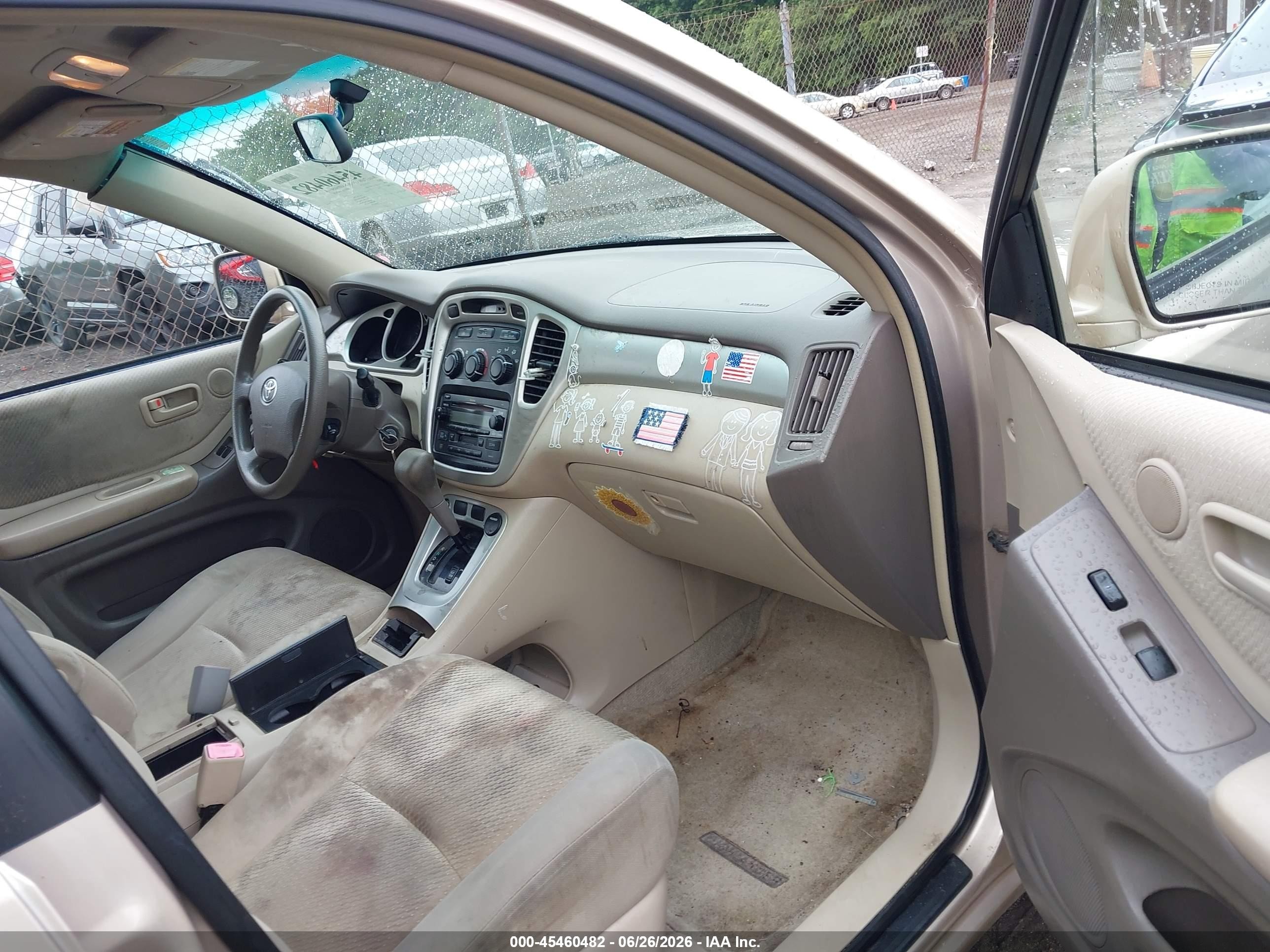 2005 Toyota Highlander   Champagne vin: JTEGD21AX50106884