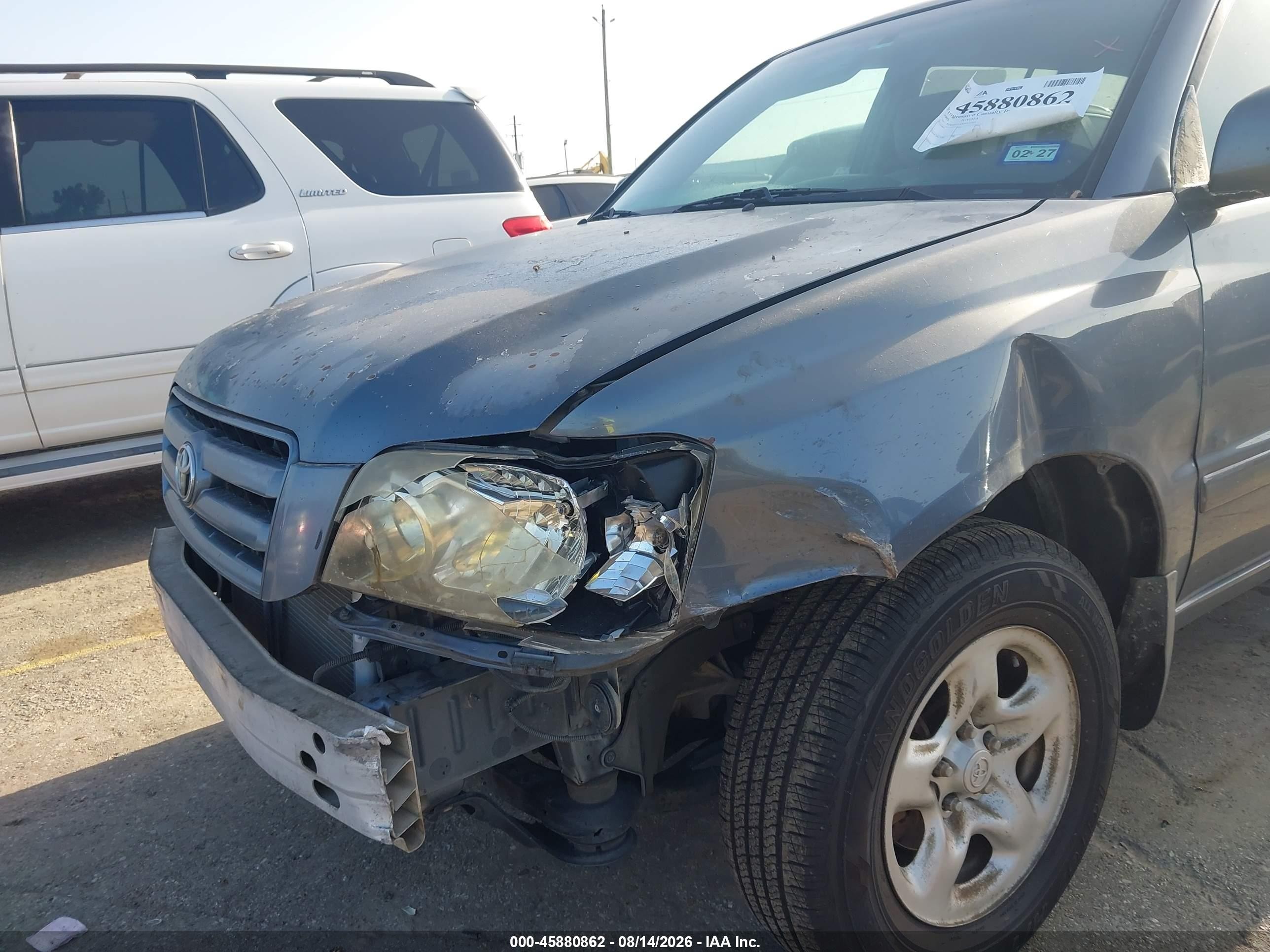 2005 Toyota Highlander   Blue vin: JTEGD21AX50117321