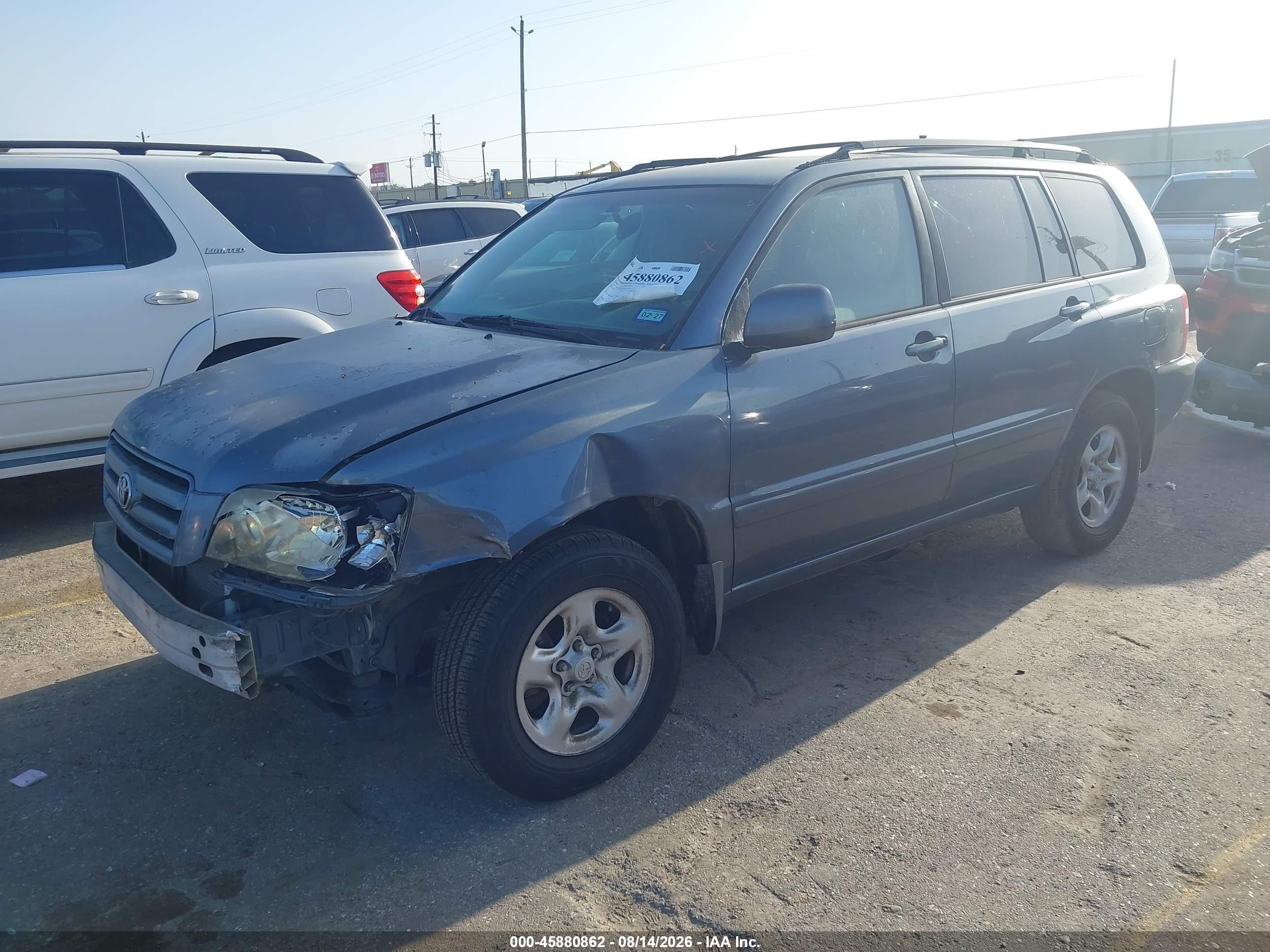 2005 Toyota Highlander   Blue vin: JTEGD21AX50117321