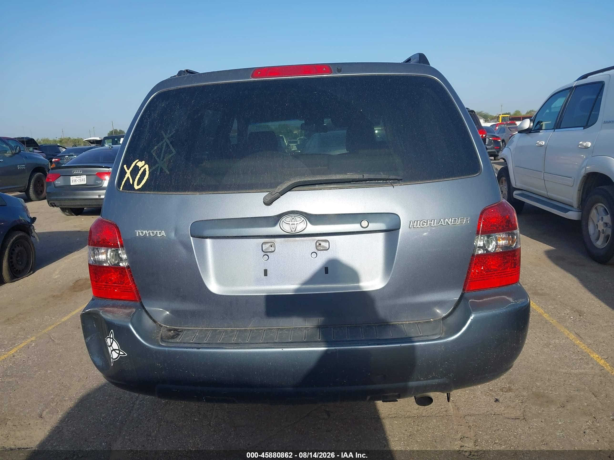 2005 Toyota Highlander   Blue vin: JTEGD21AX50117321