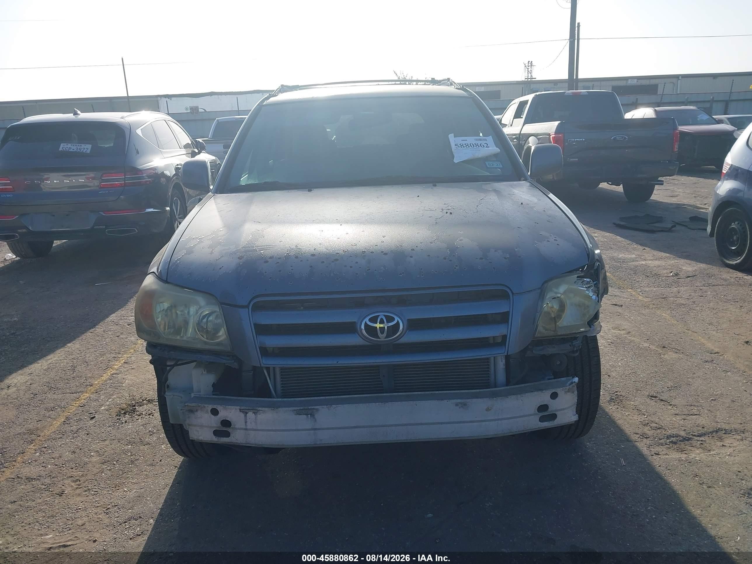 2005 Toyota Highlander   Blue vin: JTEGD21AX50117321