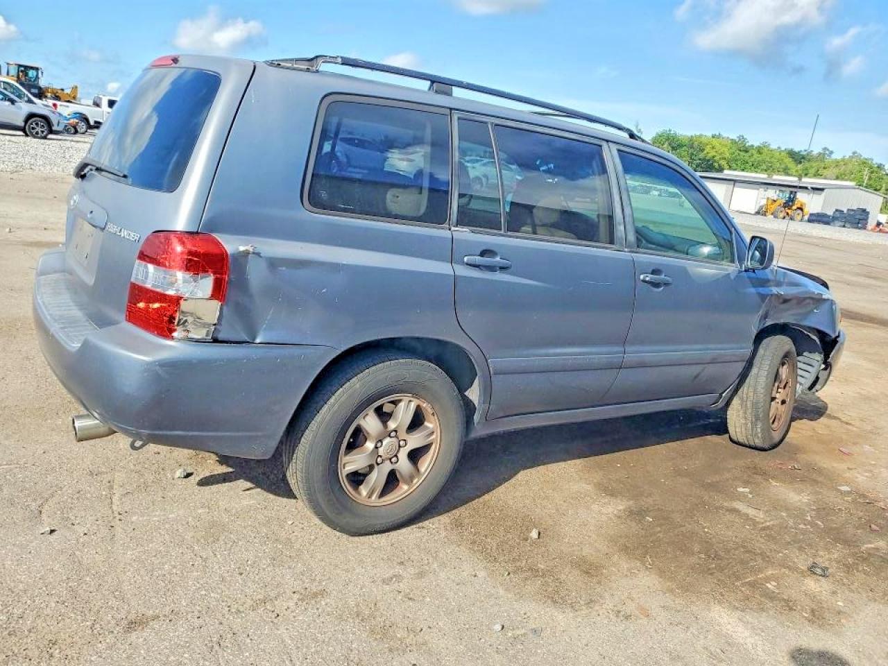 2006 Toyota Highlander Base Blue vin: JTEGD21AX60141796