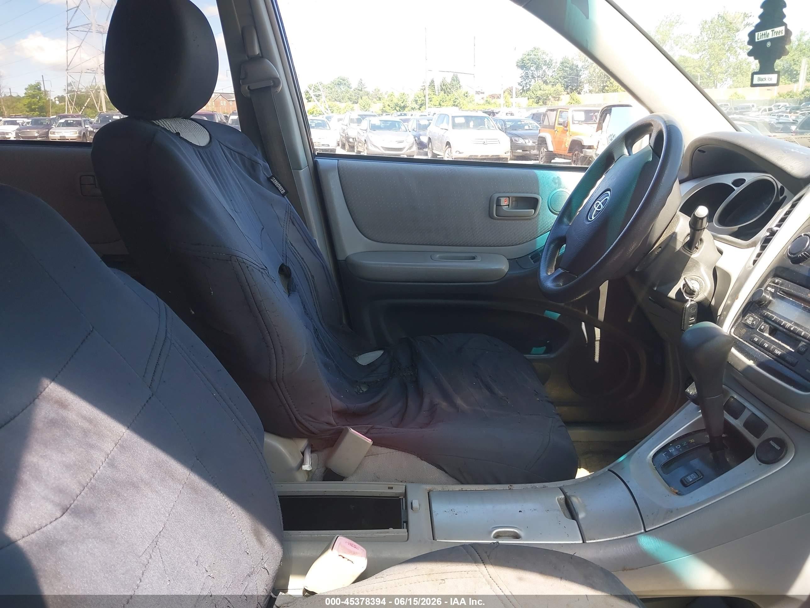 2006 Toyota Highlander   Серебряный vin: JTEGD21AX60146965